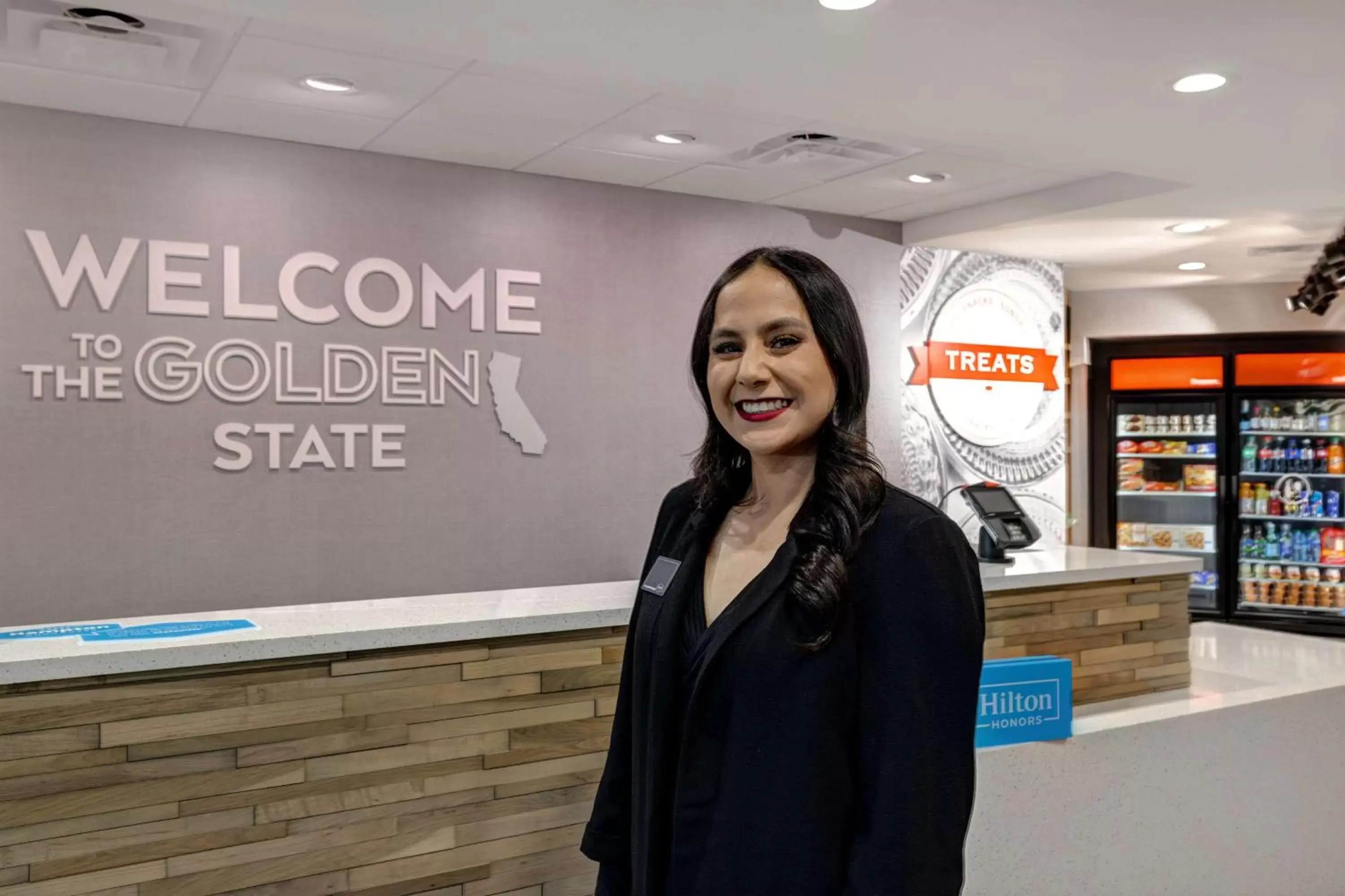 Lobby or reception in Hampton Inn & Suites Marina Lobby or reception in Hampton Inn & Suites Marina