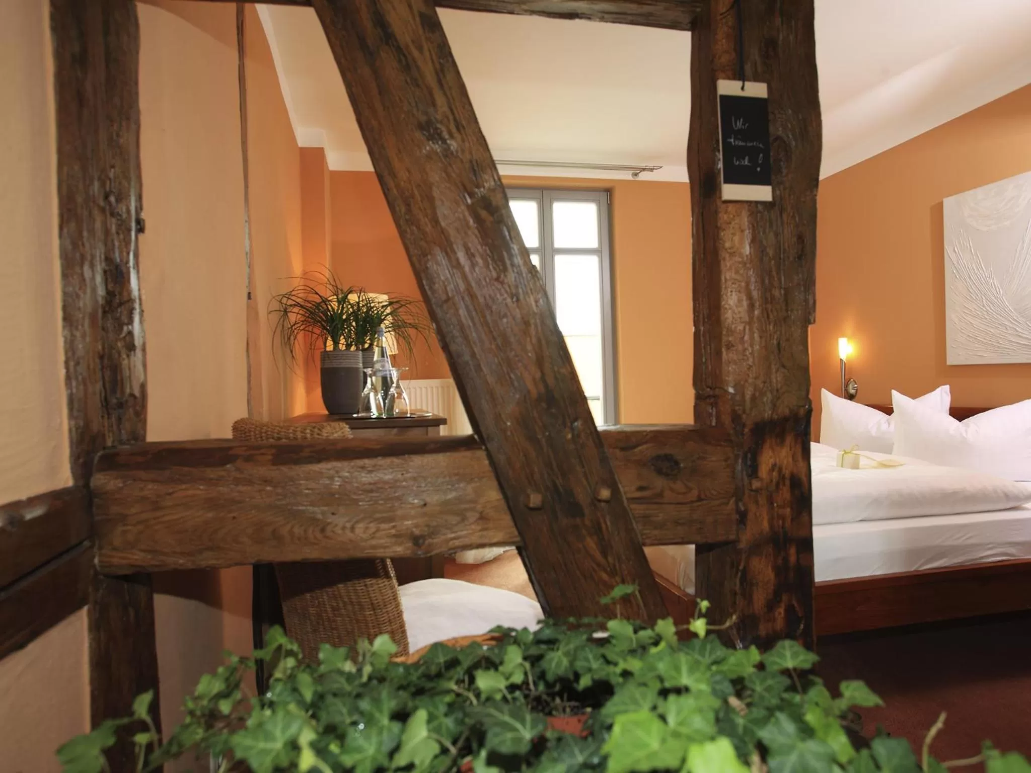 Decorative detail, Bed in Rosendomizil