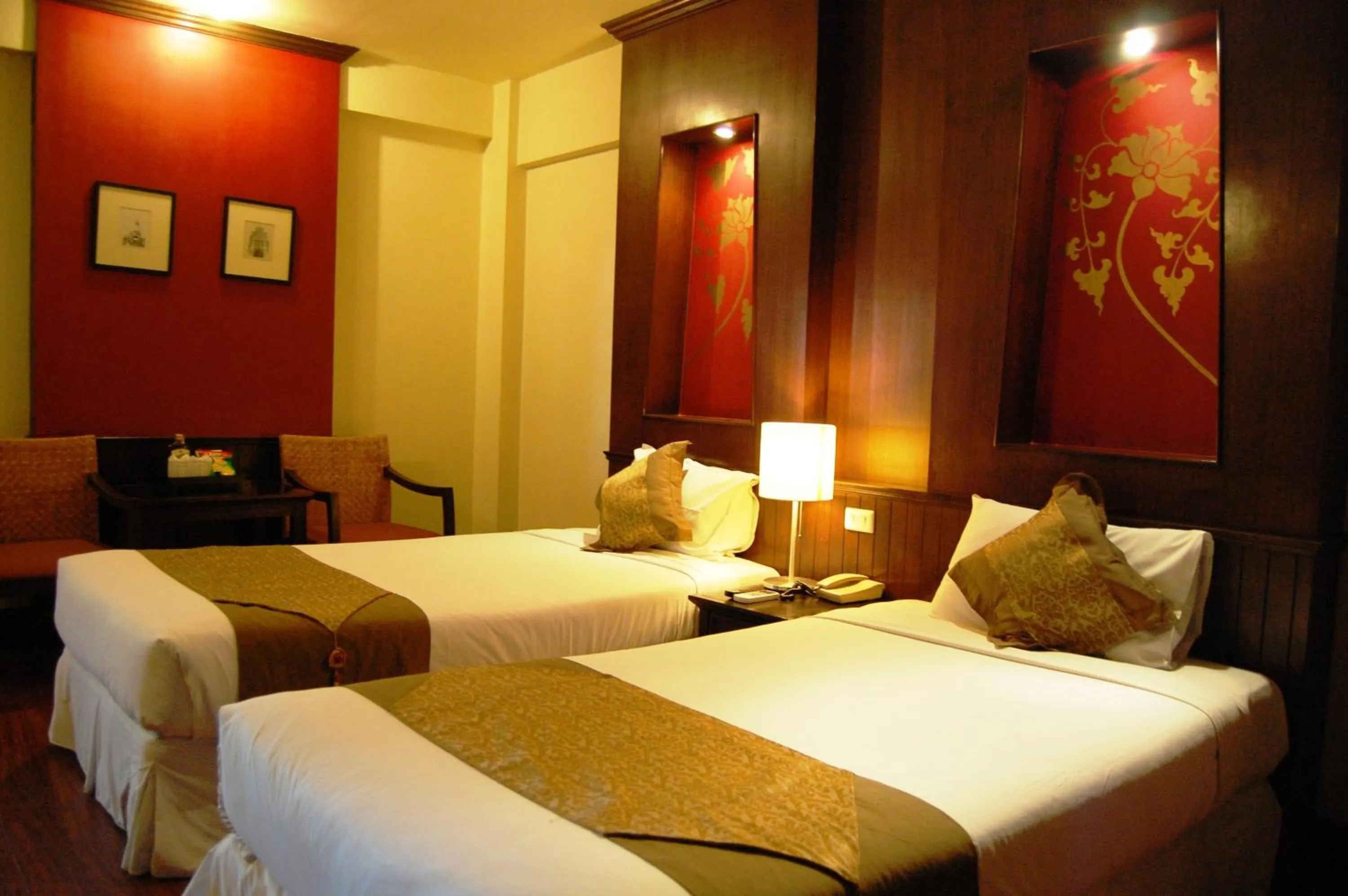 Bed in Chiangmai Gate Hotel