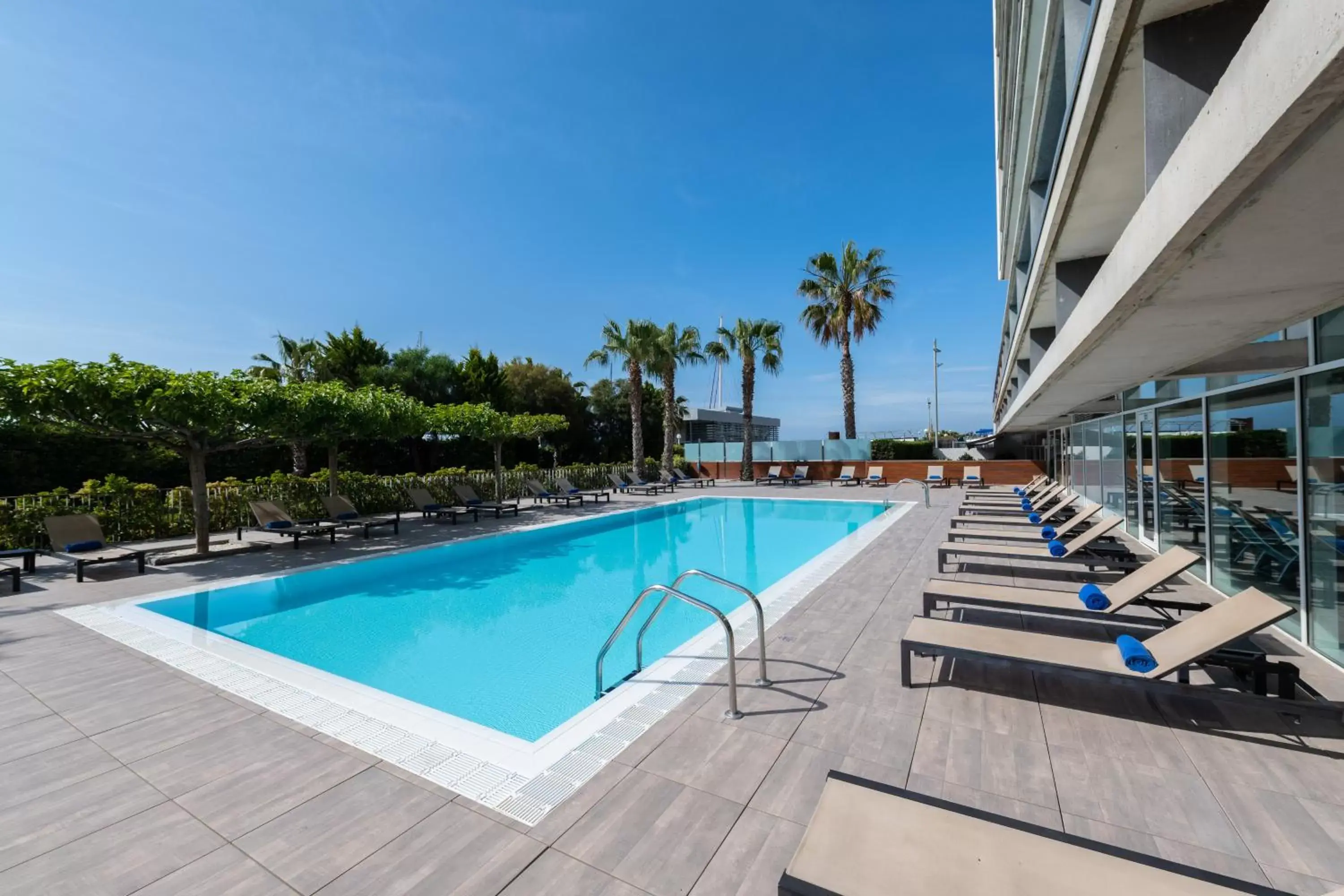 Swimming pool in Atenea Port Barcelona Mataró Swimming pool in Atenea Port Barcelona Mataró