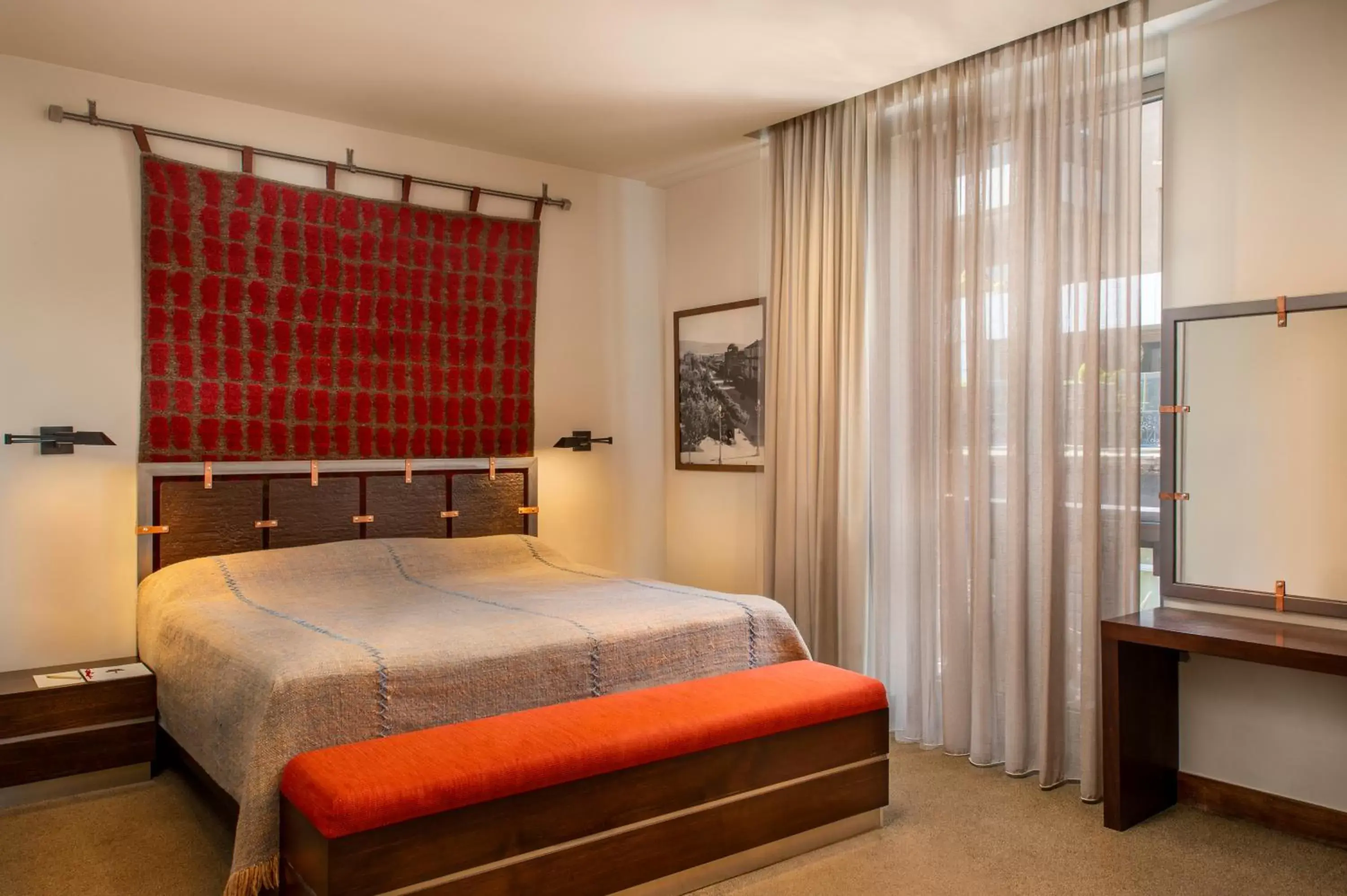 Bed in Tufenkian Historic Yerevan Hotel Bed in Tufenkian Historic Yerevan Hotel