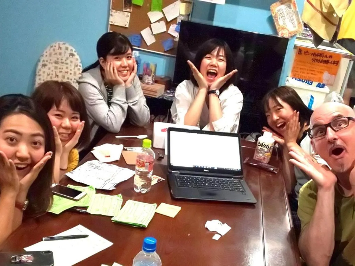 Communal lounge/ TV room in Fukuoka Guesthouse Little Asia Kokura