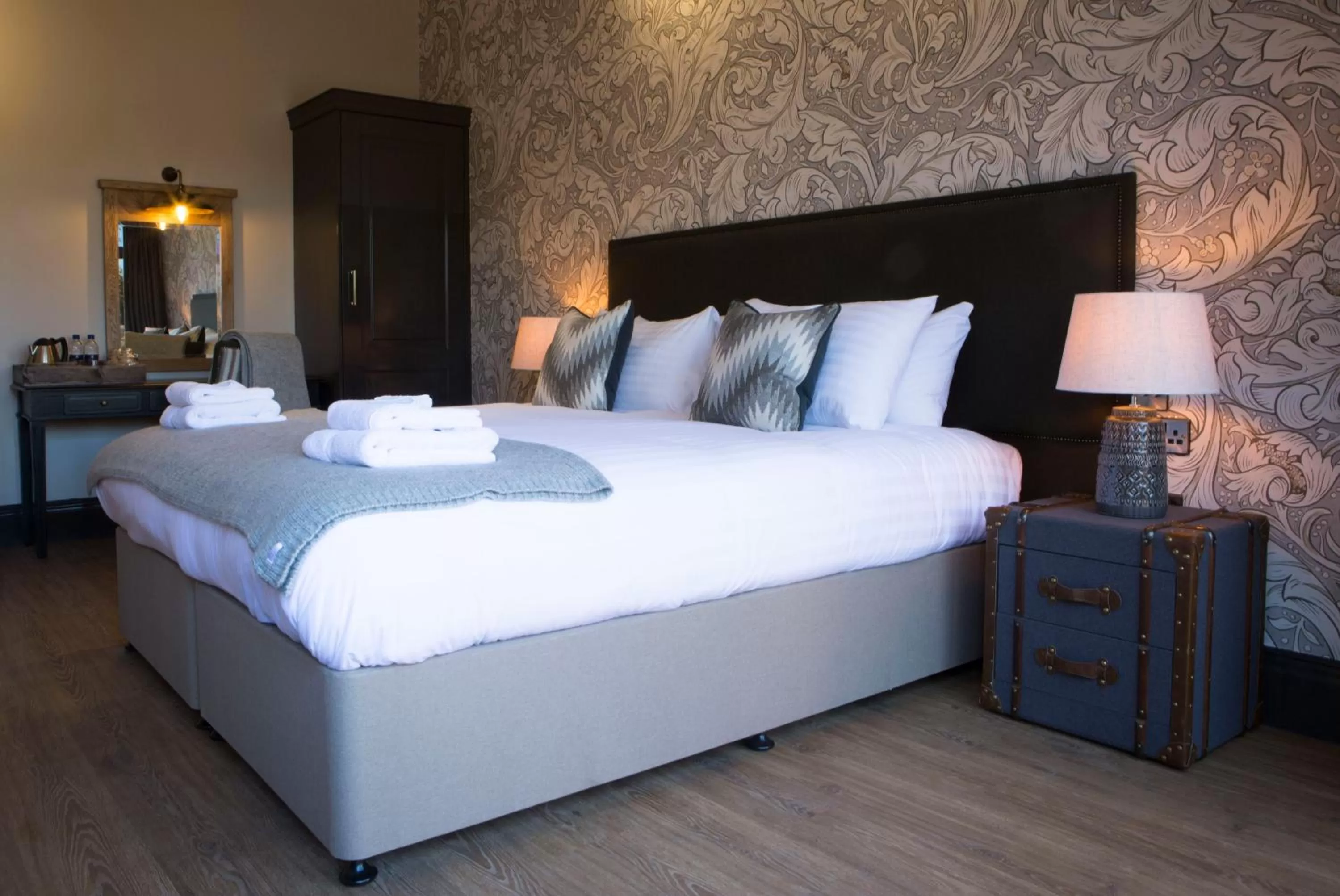 Bed in Wynnstay Arms, Ruabon, Wrexham