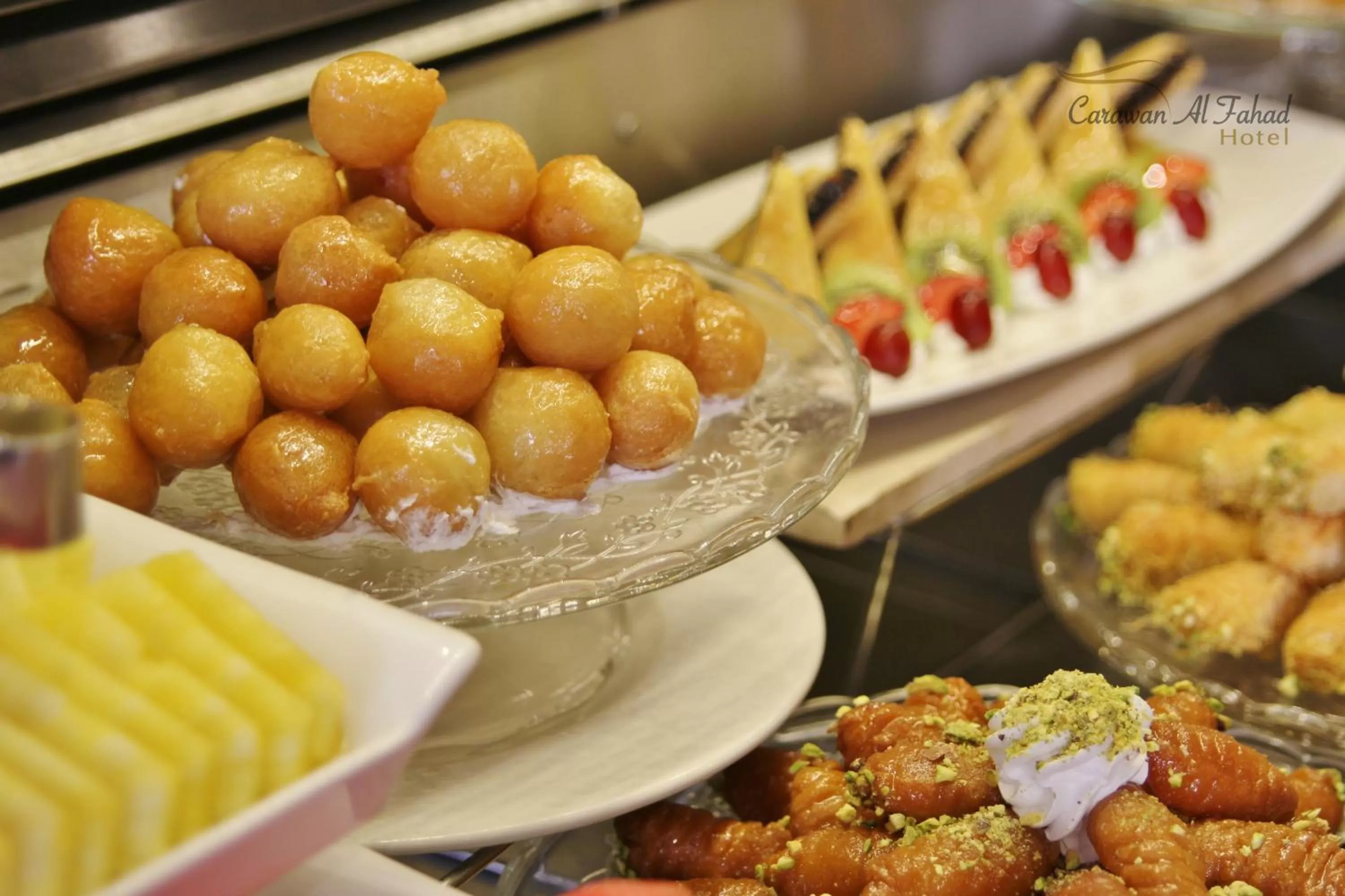 Food close-up in Carawan Al Fahad Hotel