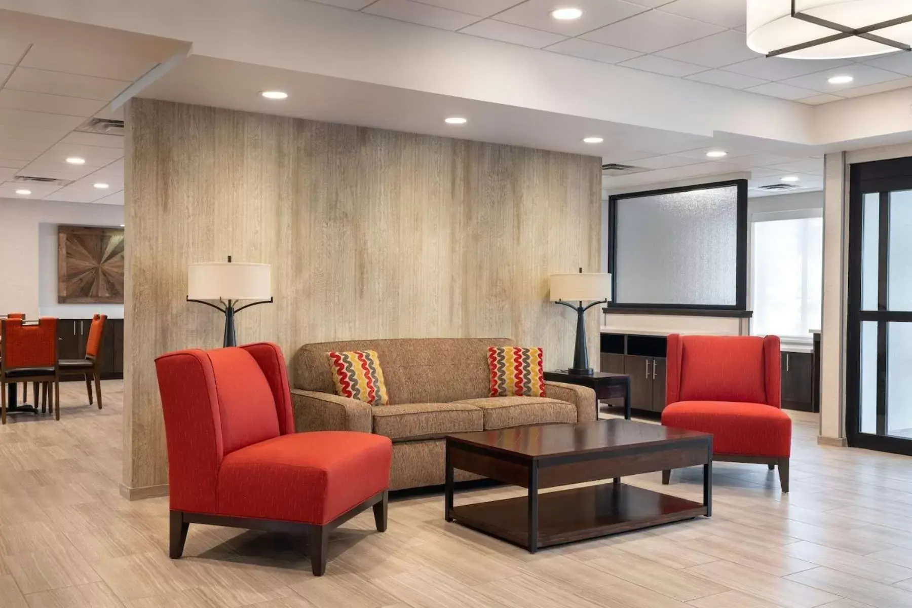 Lobby or reception, Seating Area in Days Inn & Suites by Wyndham Denver International Airport