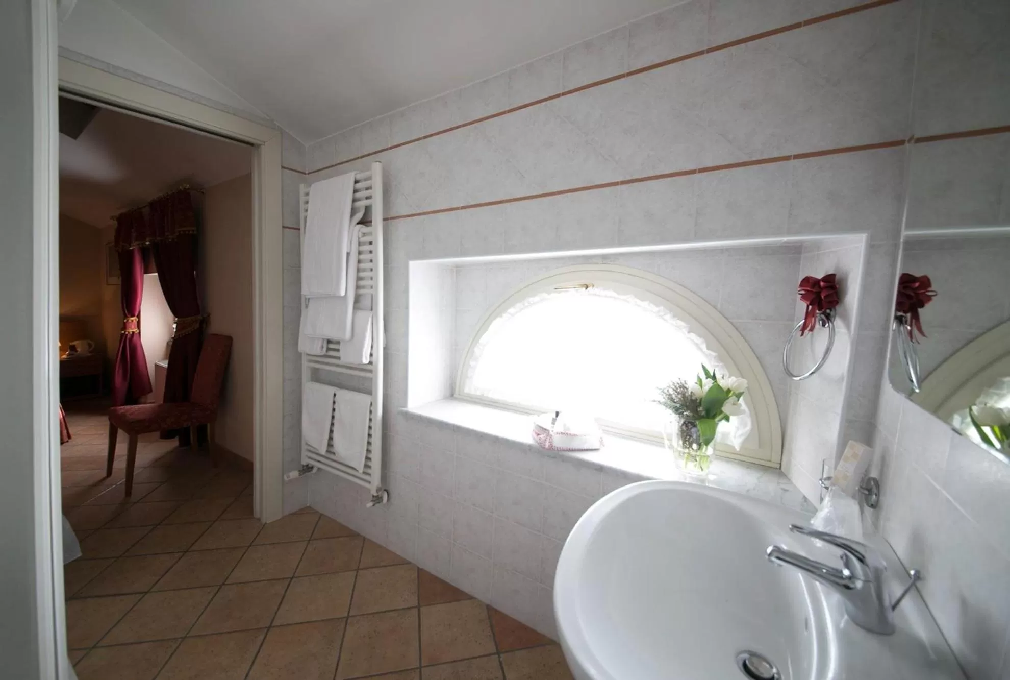 Bathroom in Locanda Ca’ Rossa