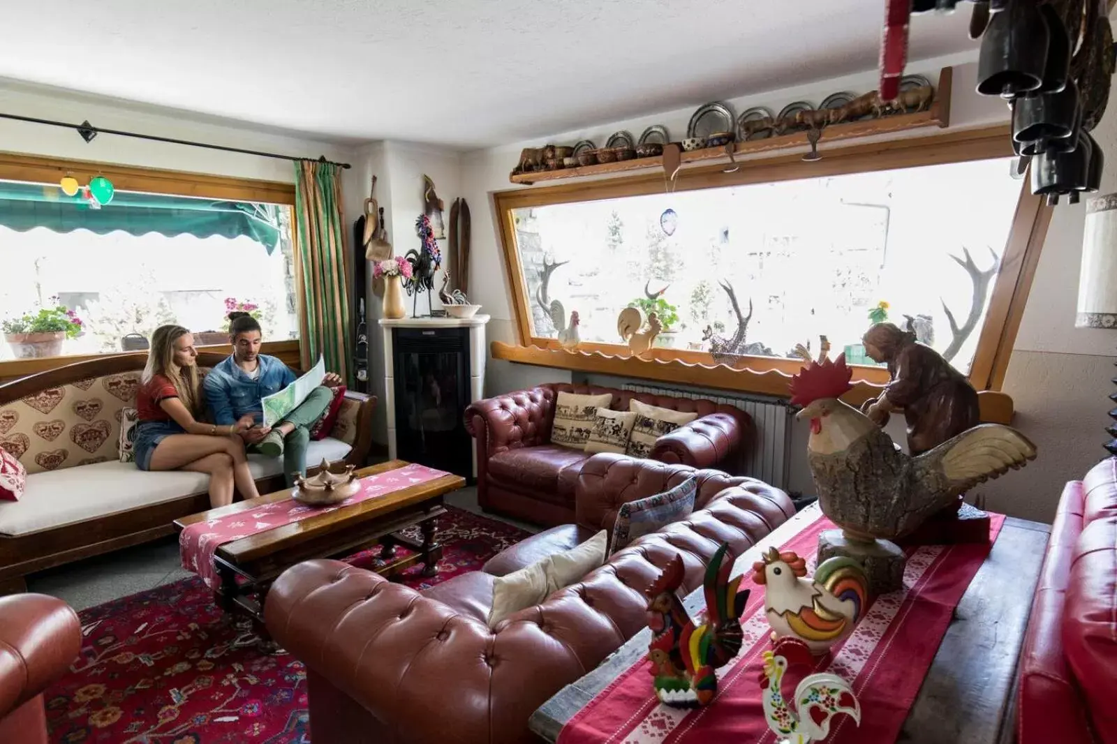 Living room in Hotel Walser Courmayeur