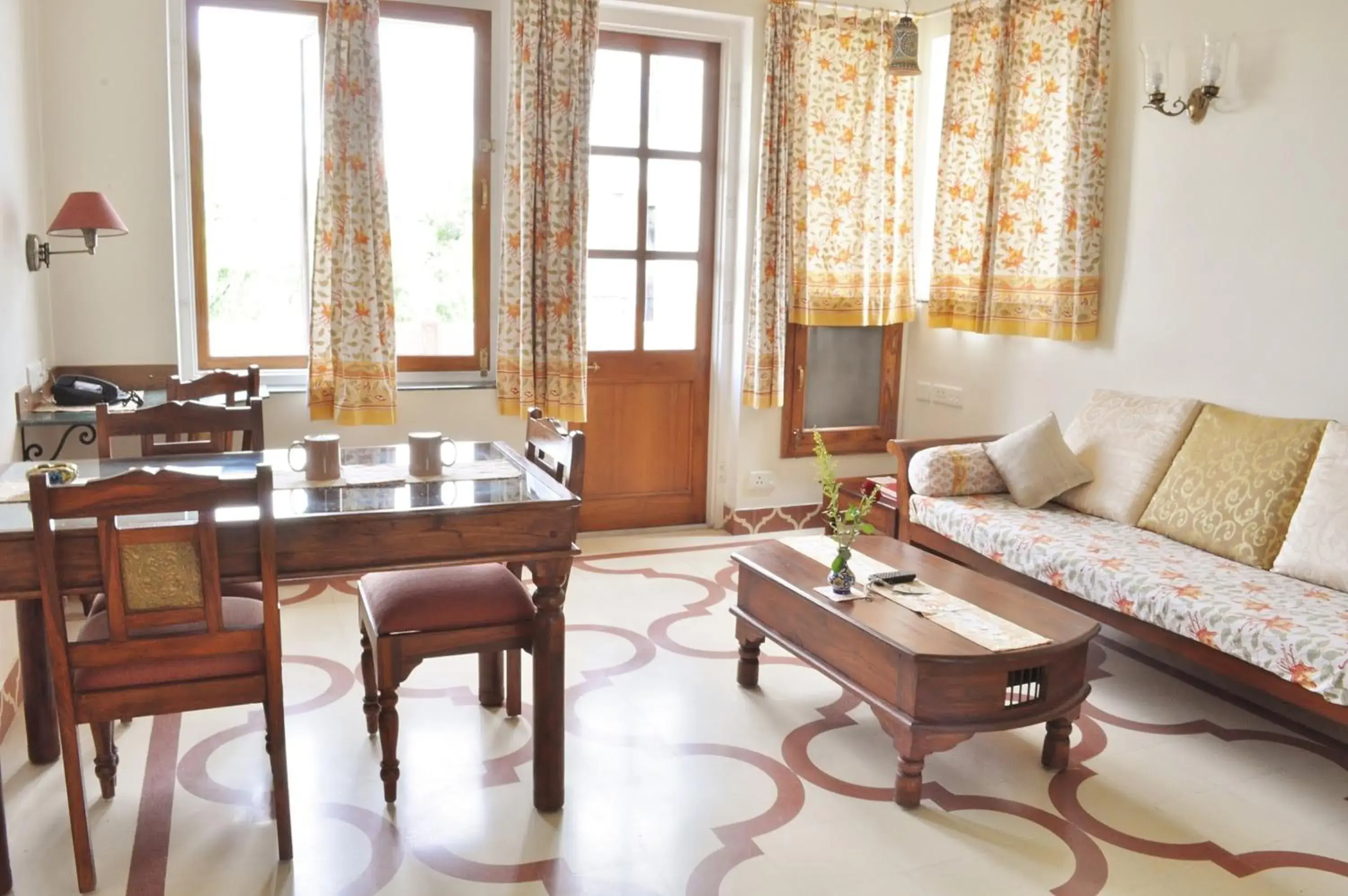 Living room, Seating Area in Om Niwas Suite Hotel