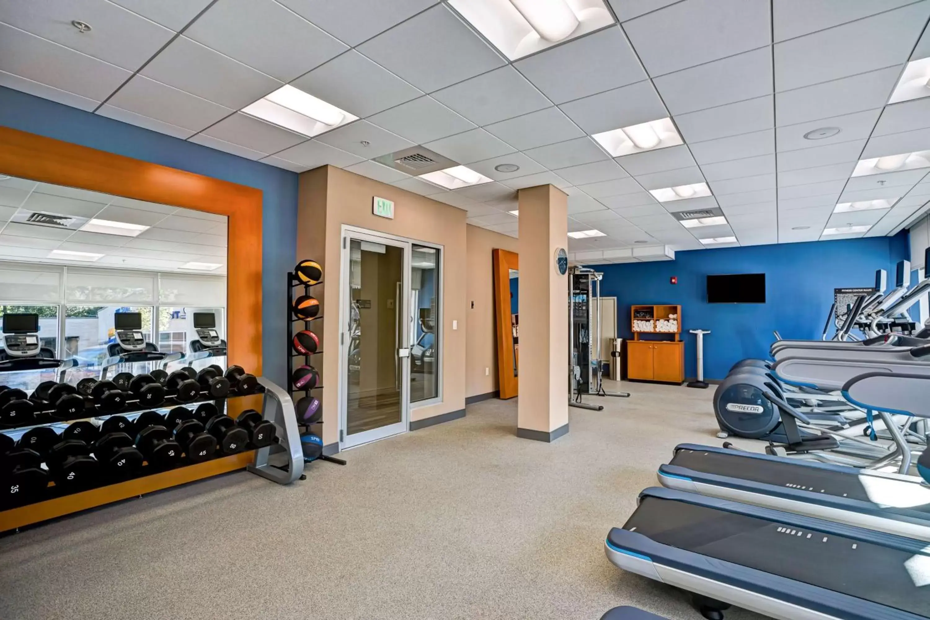 Fitness centre/facilities, Fitness Center/Facilities in Homewood Suites by Hilton Boston Brookline-Longwood Medical