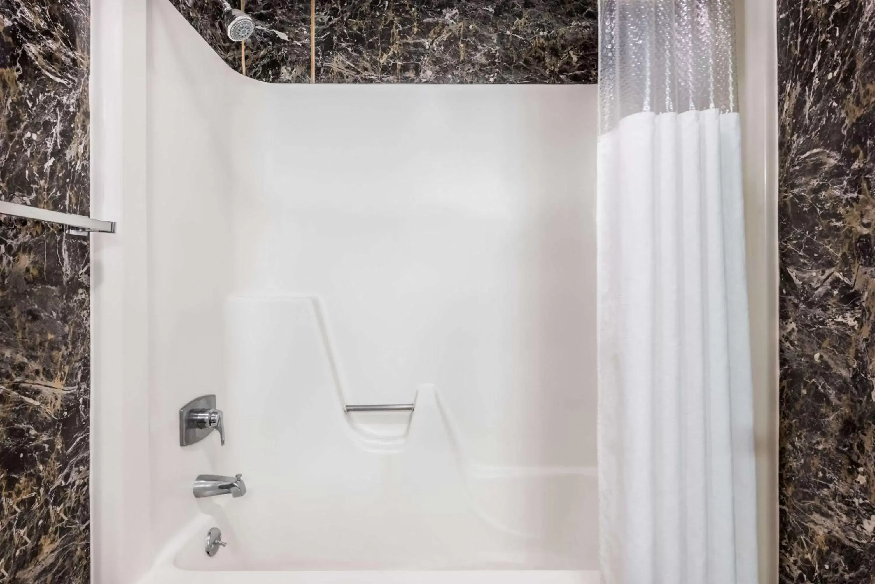 Bathroom in Travelodge by Wyndham Hershey