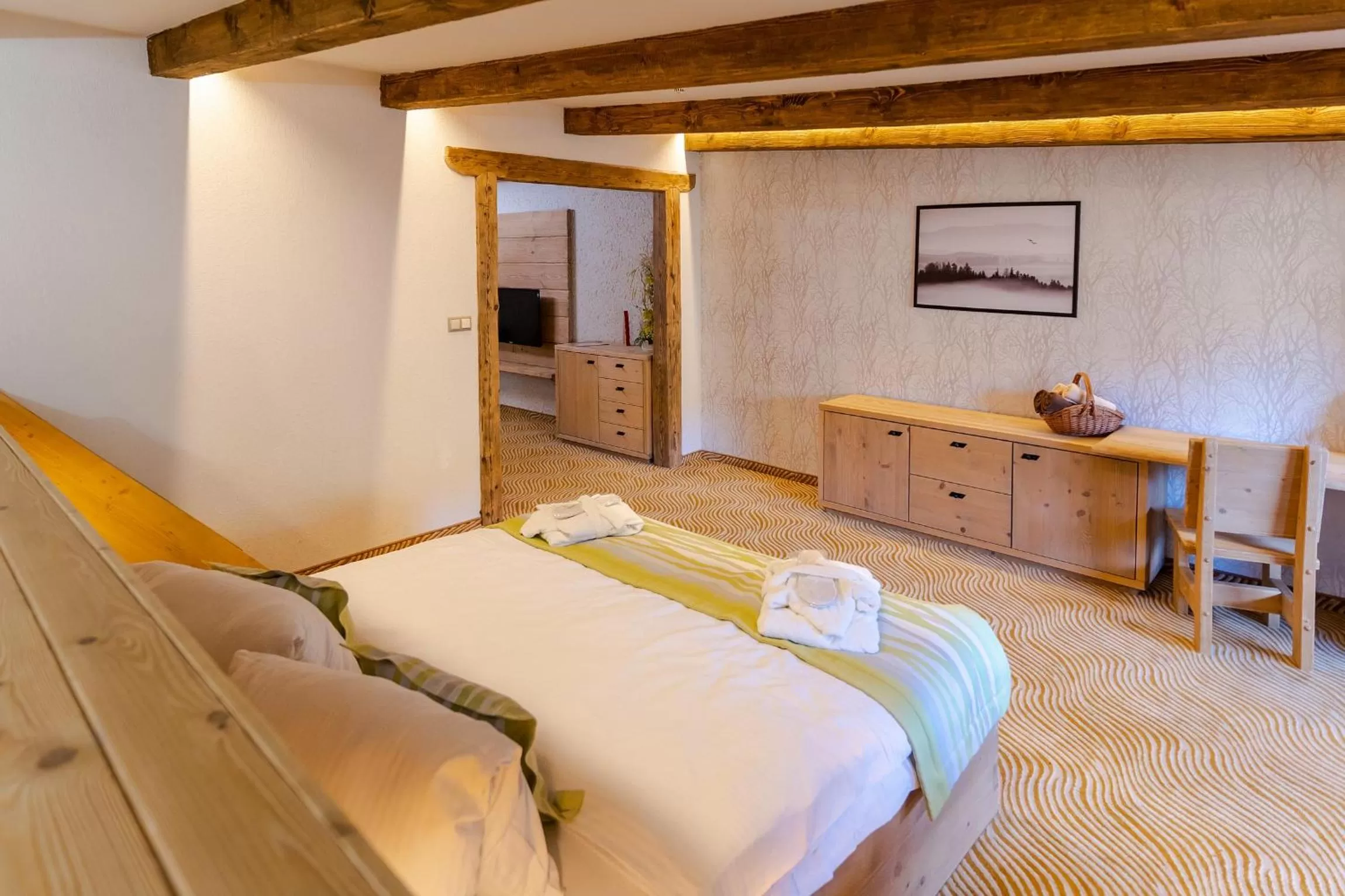 Photo of the whole room, Bed in Hotel Strachanovka - Jánska Koliba