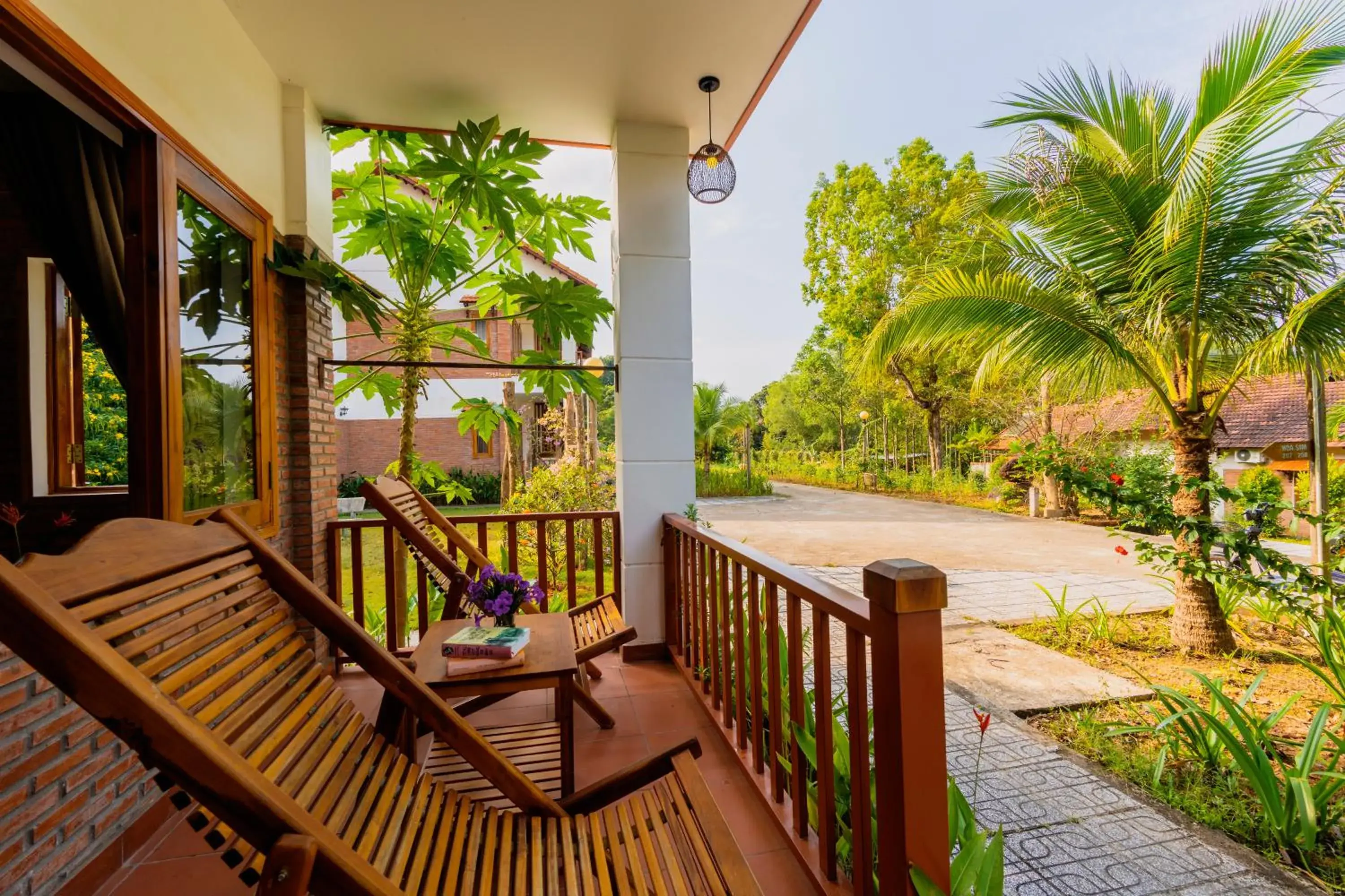 View (from property/room), Balcony/Terrace in The Garden House Phu Quoc Resort