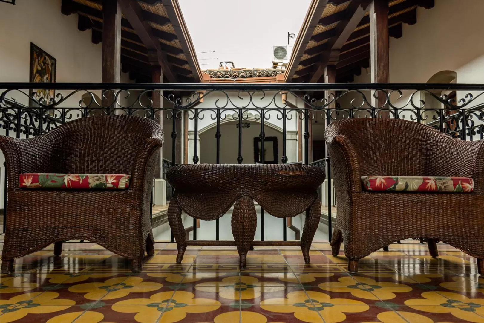 Balcony/Terrace in Hotel & Restaurante La Gran Francia