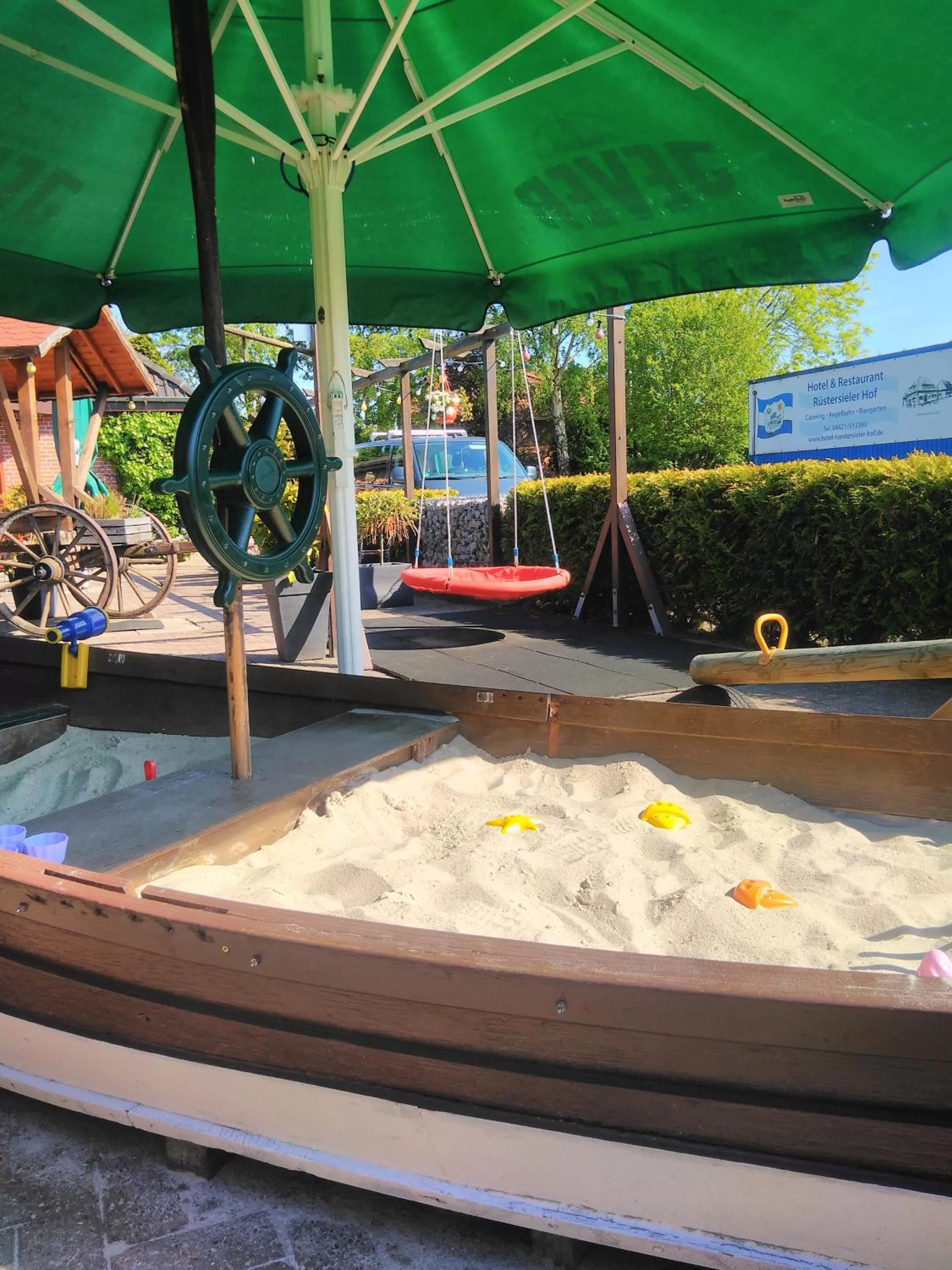 Children play ground in Hotel Rüstersieler Hof