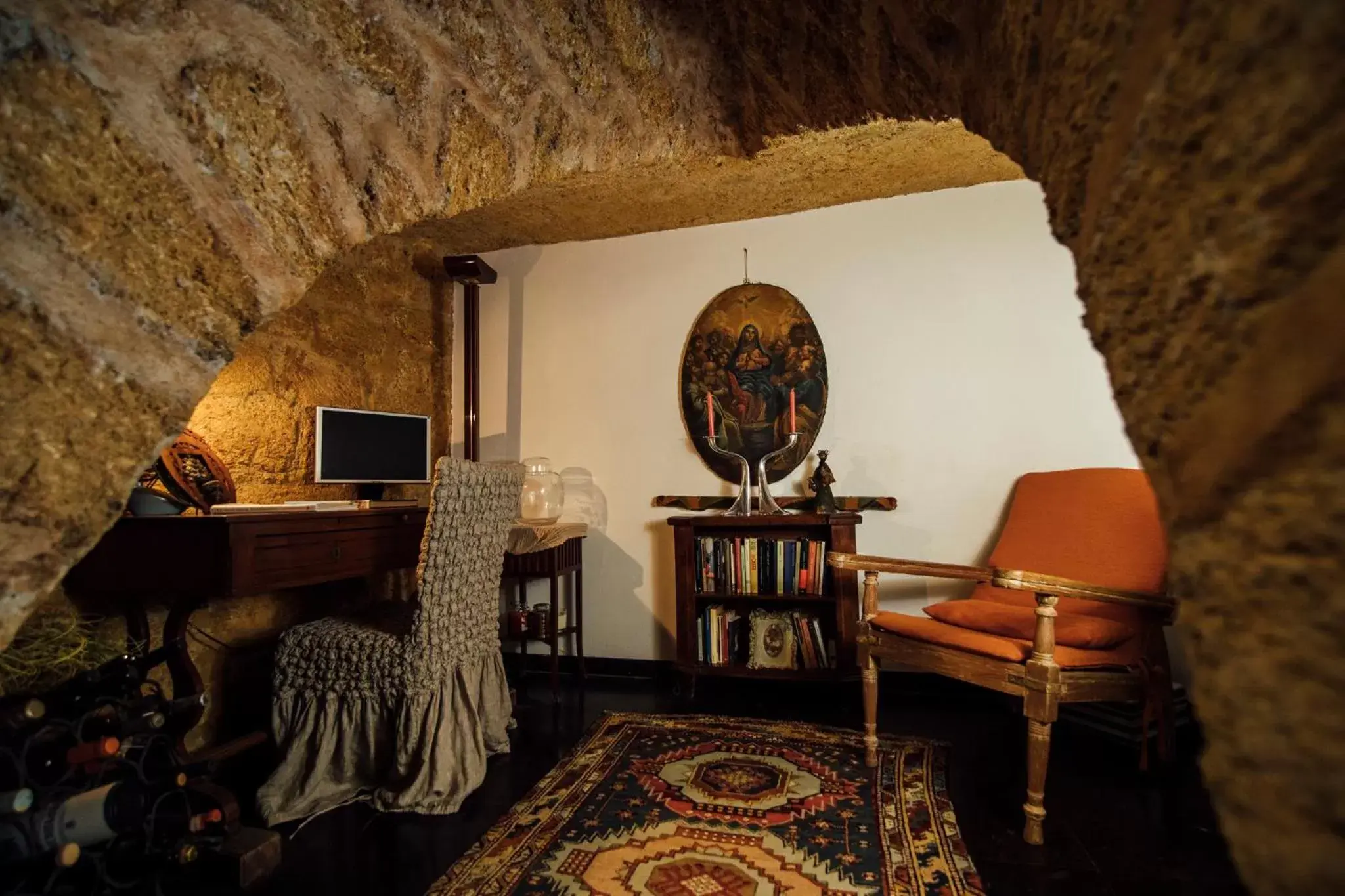 Library, Seating Area in Atmosfere Puniche b&b