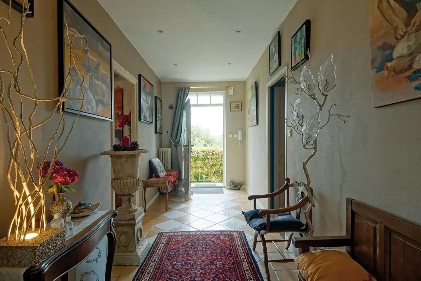 Seating Area in Maison de Kersalomon