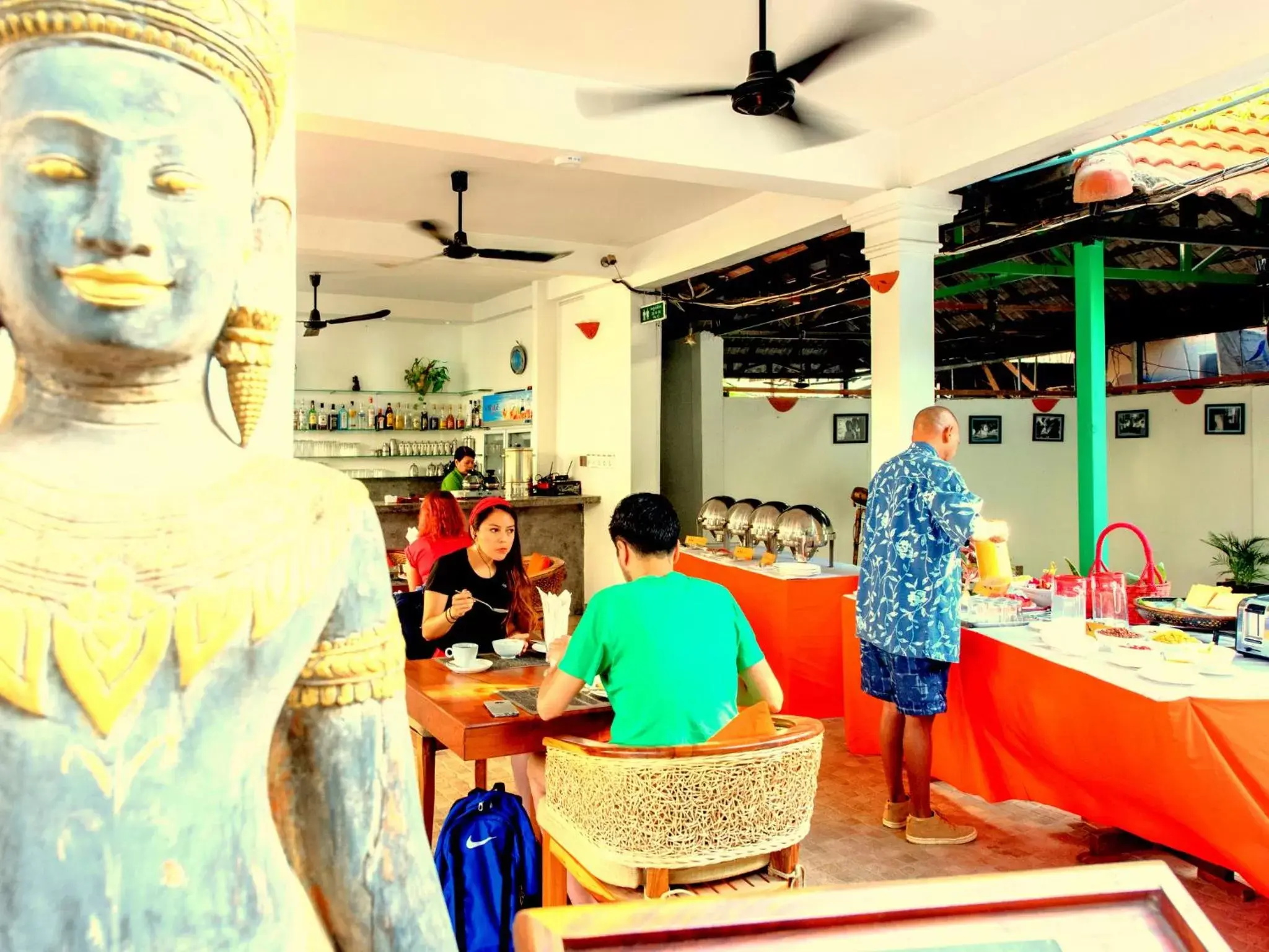 Buffet breakfast, Restaurant/Places to Eat in Residence Wat Damnak