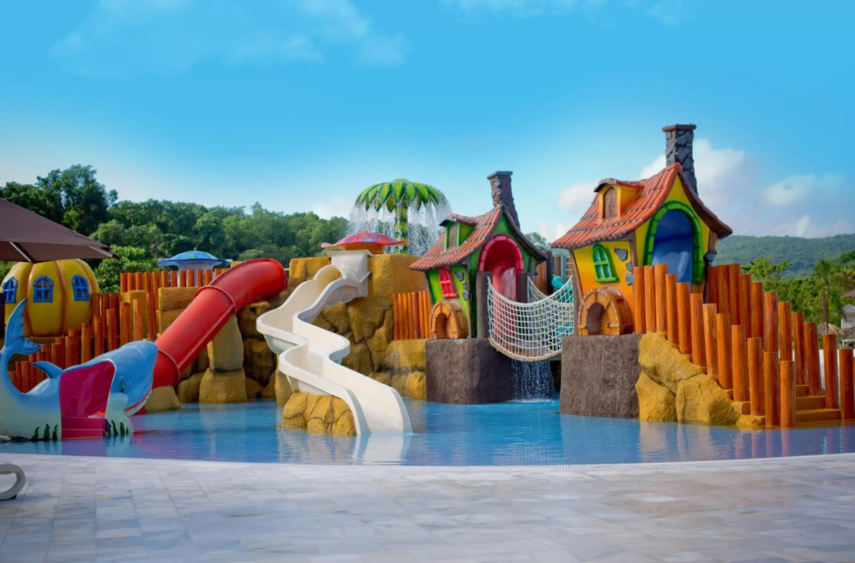 Aqua park in Bahia Principe Grand Jamaica - All Inclusive