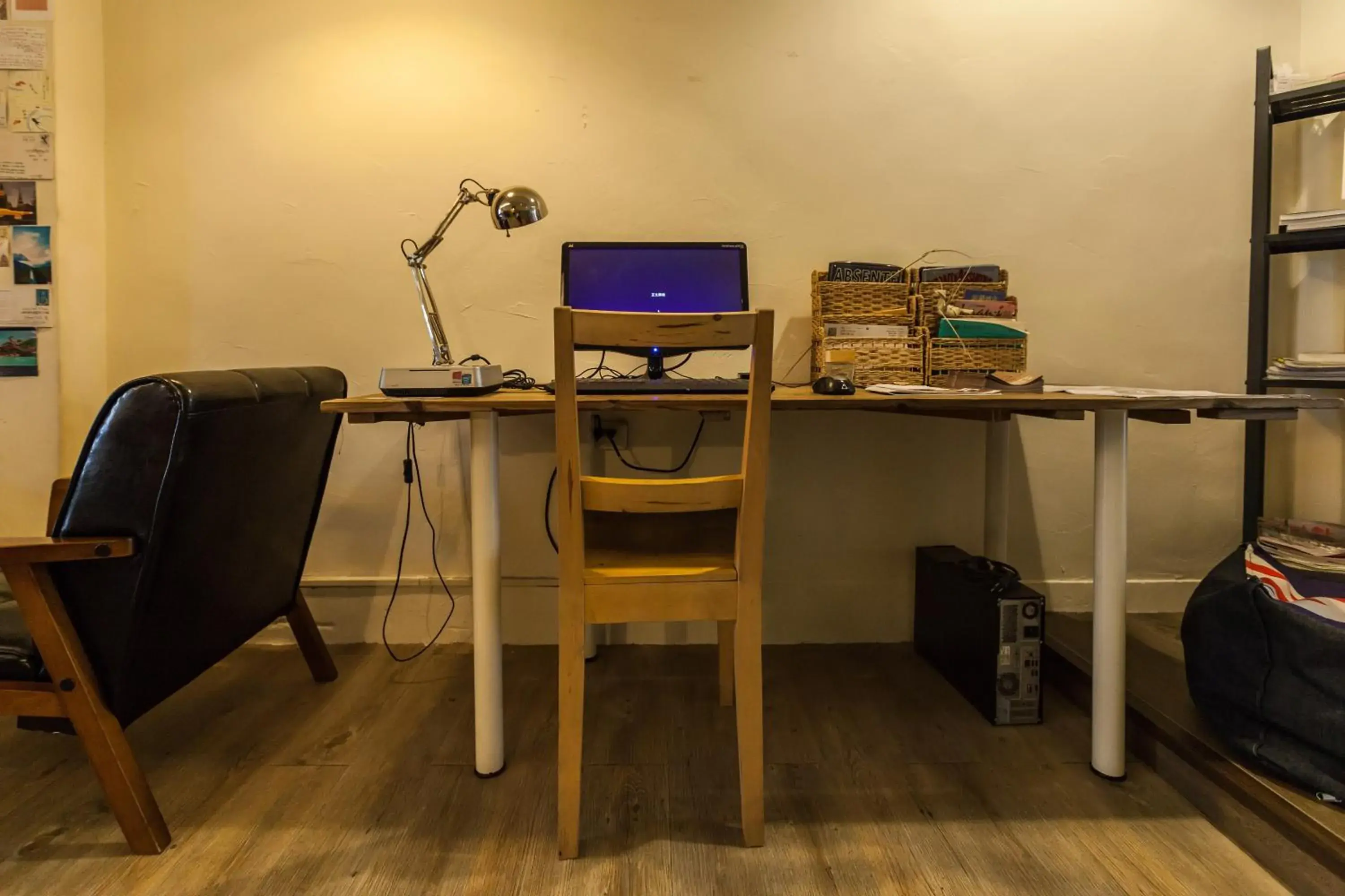 Decorative detail, Business Area/Conference Room in Sleeping Boot Hostel