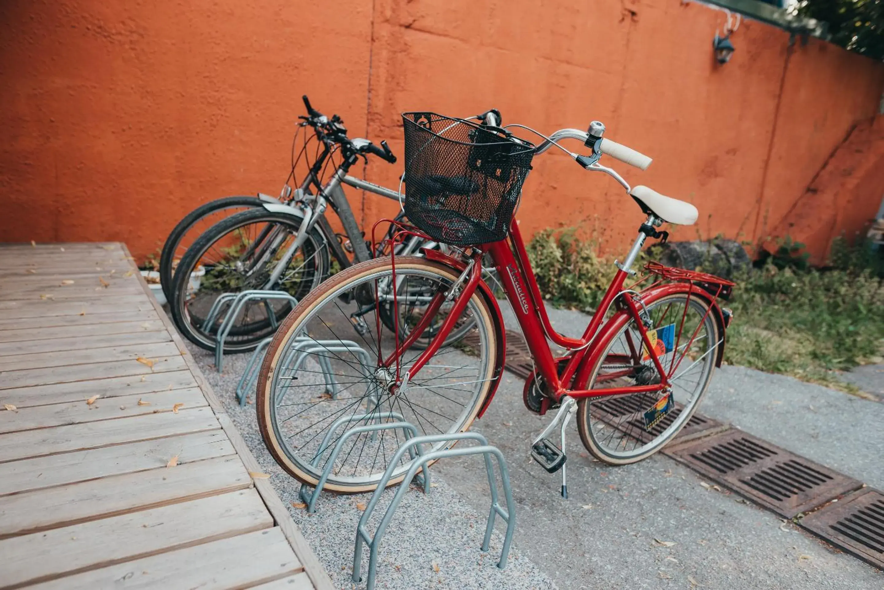 Patio, Biking in Economy Hotel