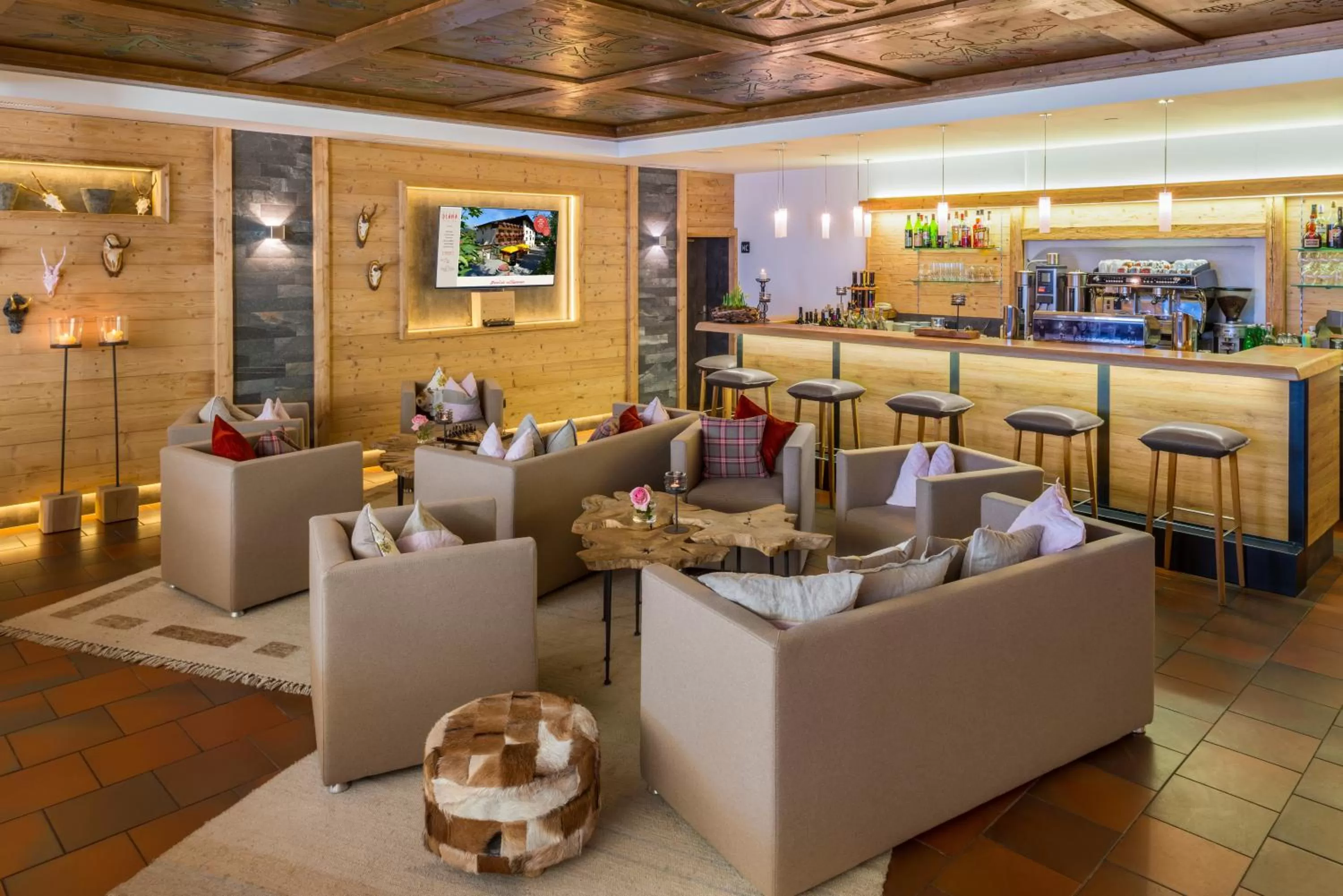 Lobby or reception in Hotel Diana