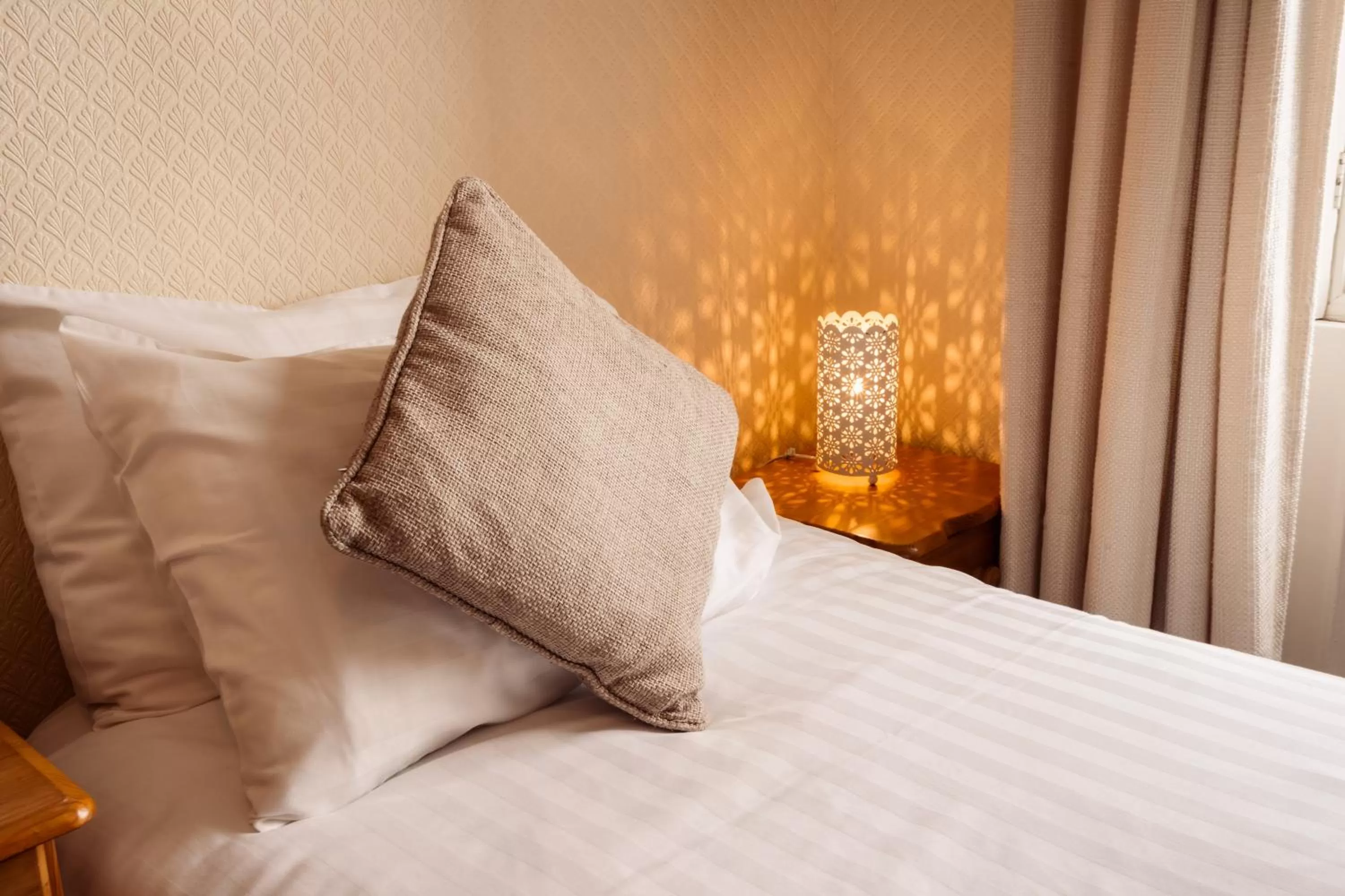 Bed in Manor House Hotel Holy Island