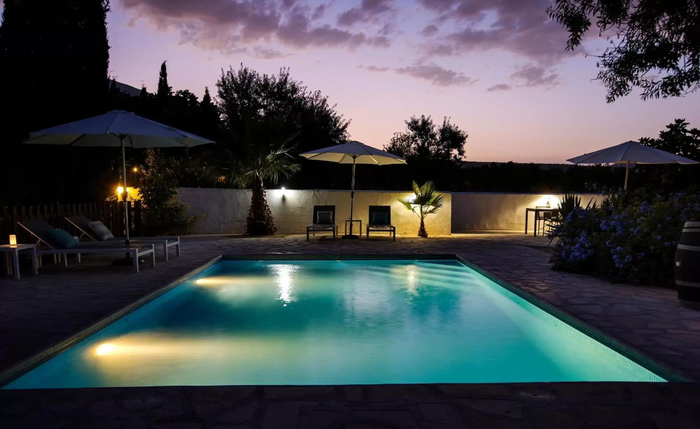 Night, Swimming Pool in Boutique Bed & Breakfast Casa Paco - adults only