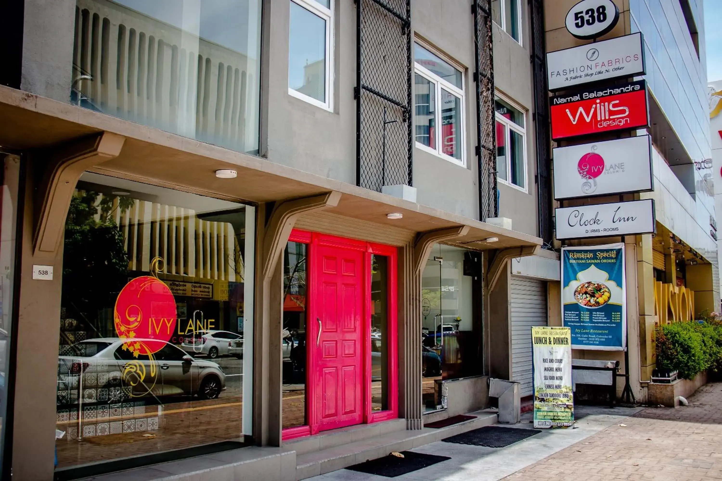 Facade/entrance in Ivy Lane Colombo