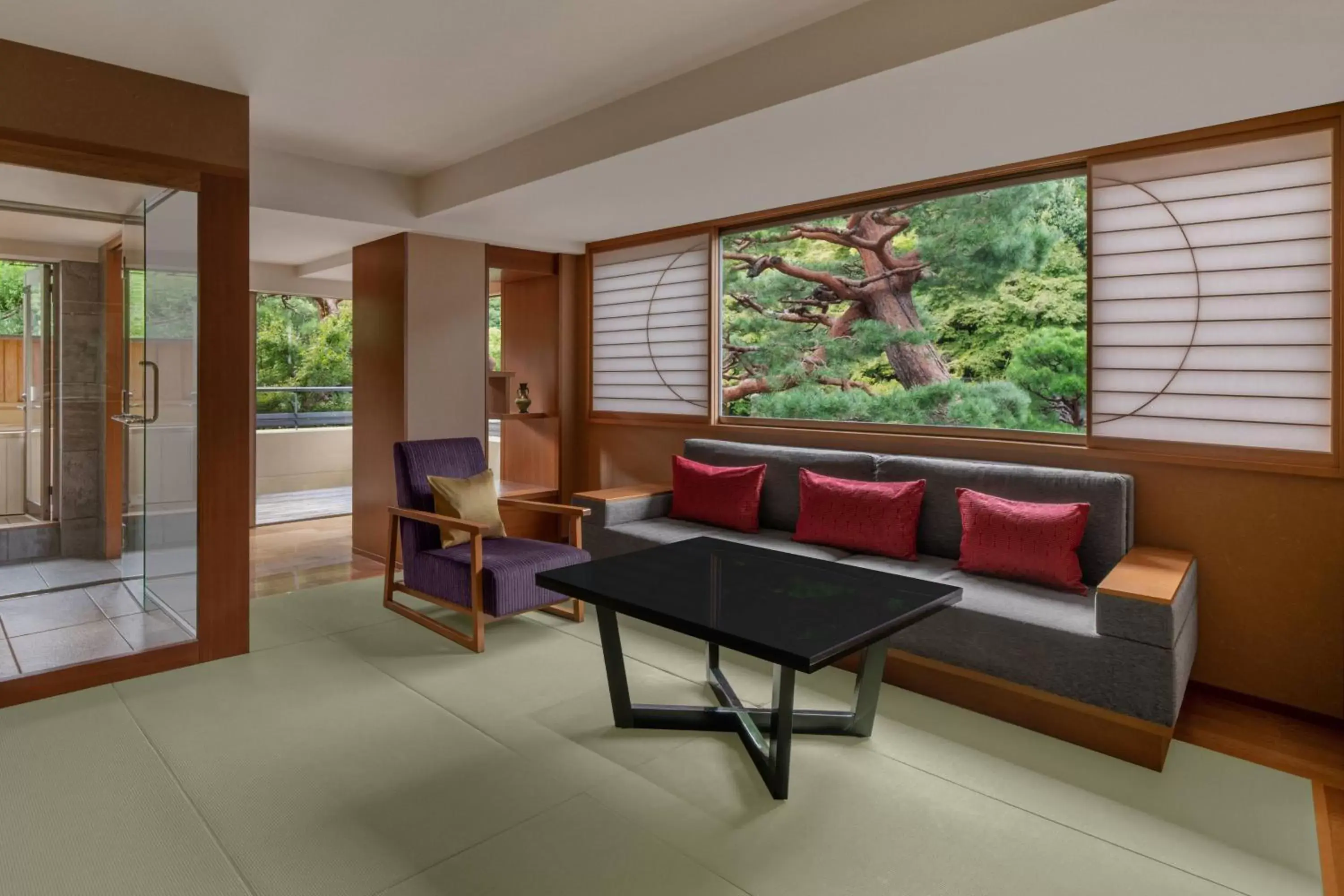 Living room, Seating Area in Suiran, a Luxury Collection Hotel, Kyoto