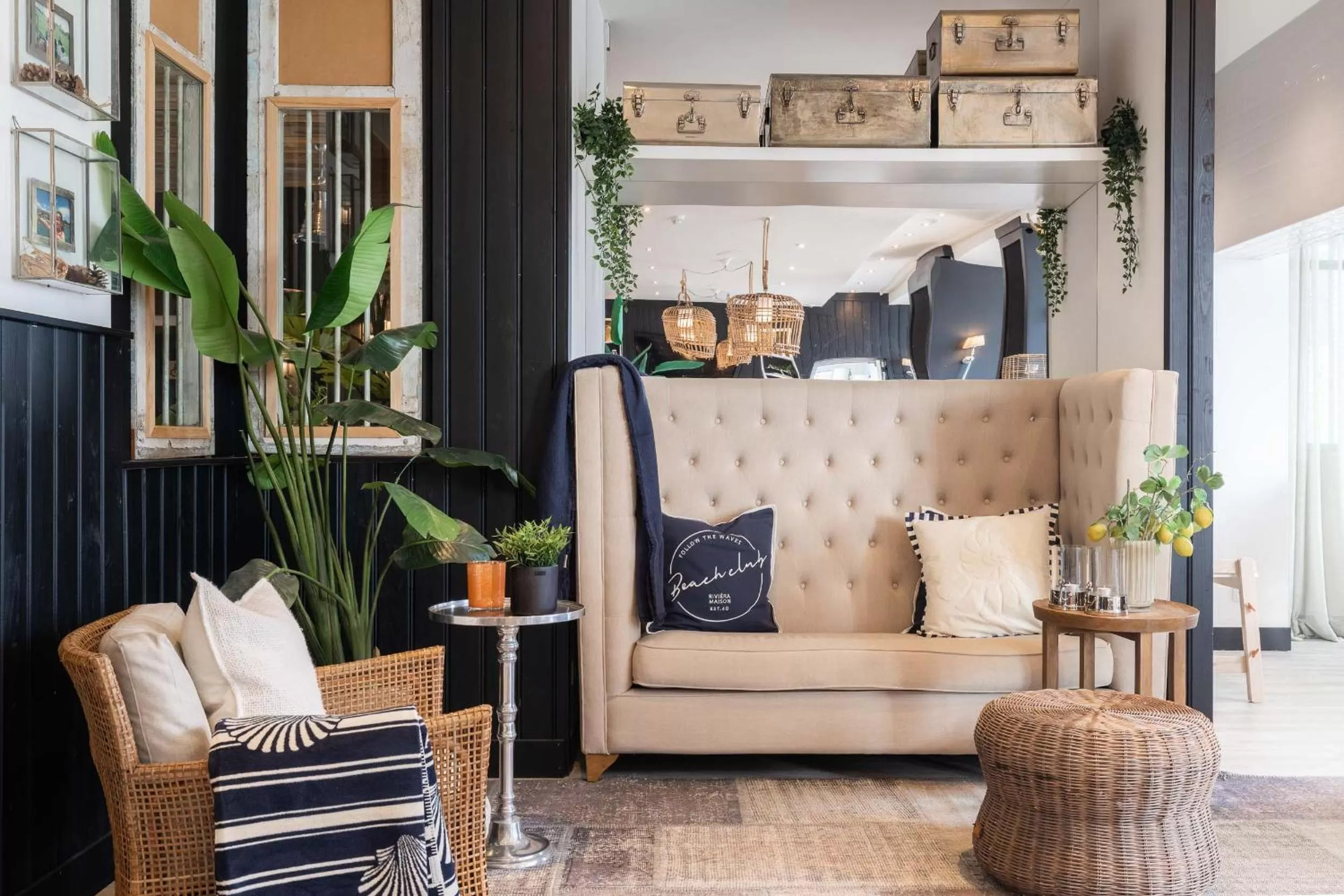 Living room in West Bay