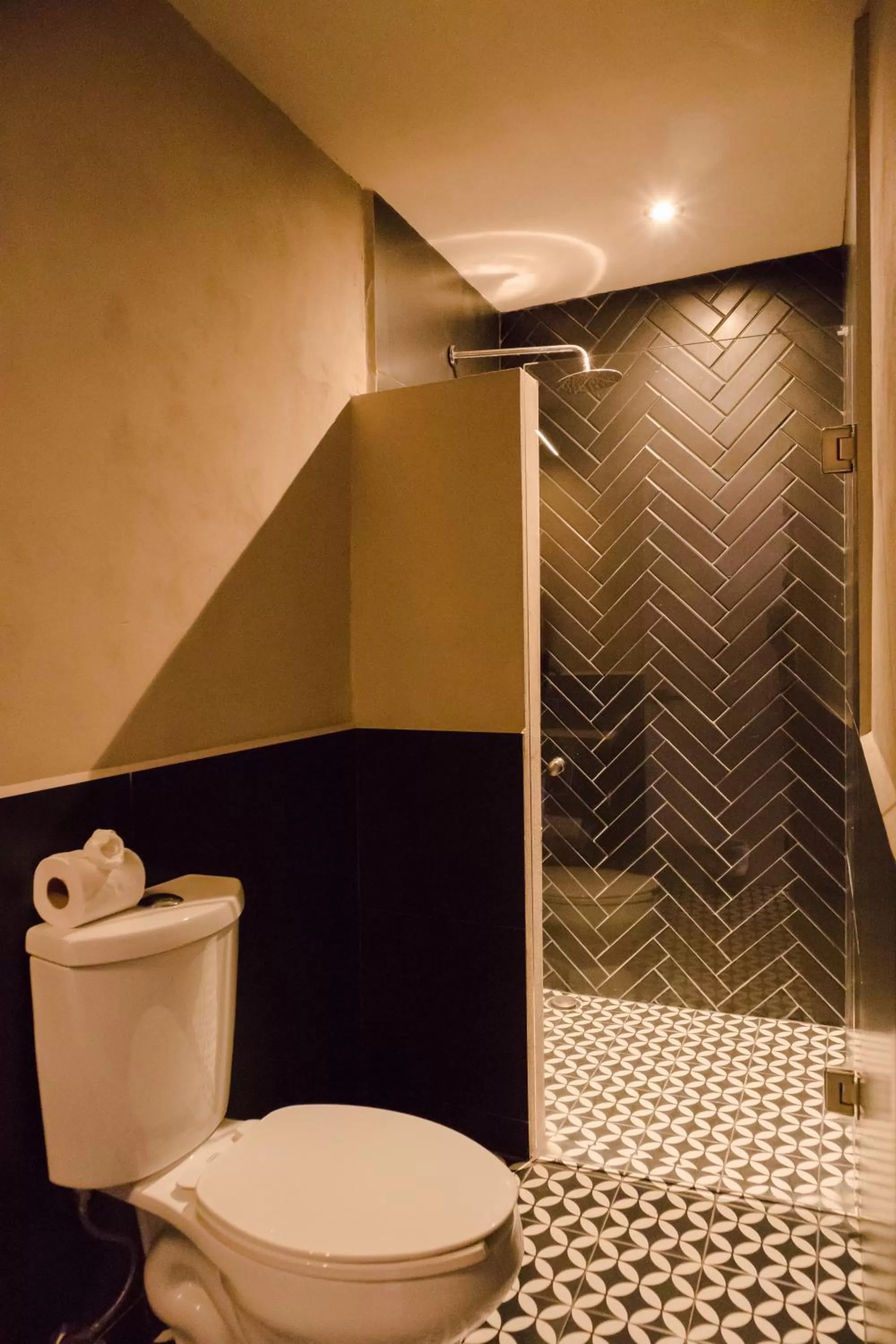 Shower in Mikaella Hotel