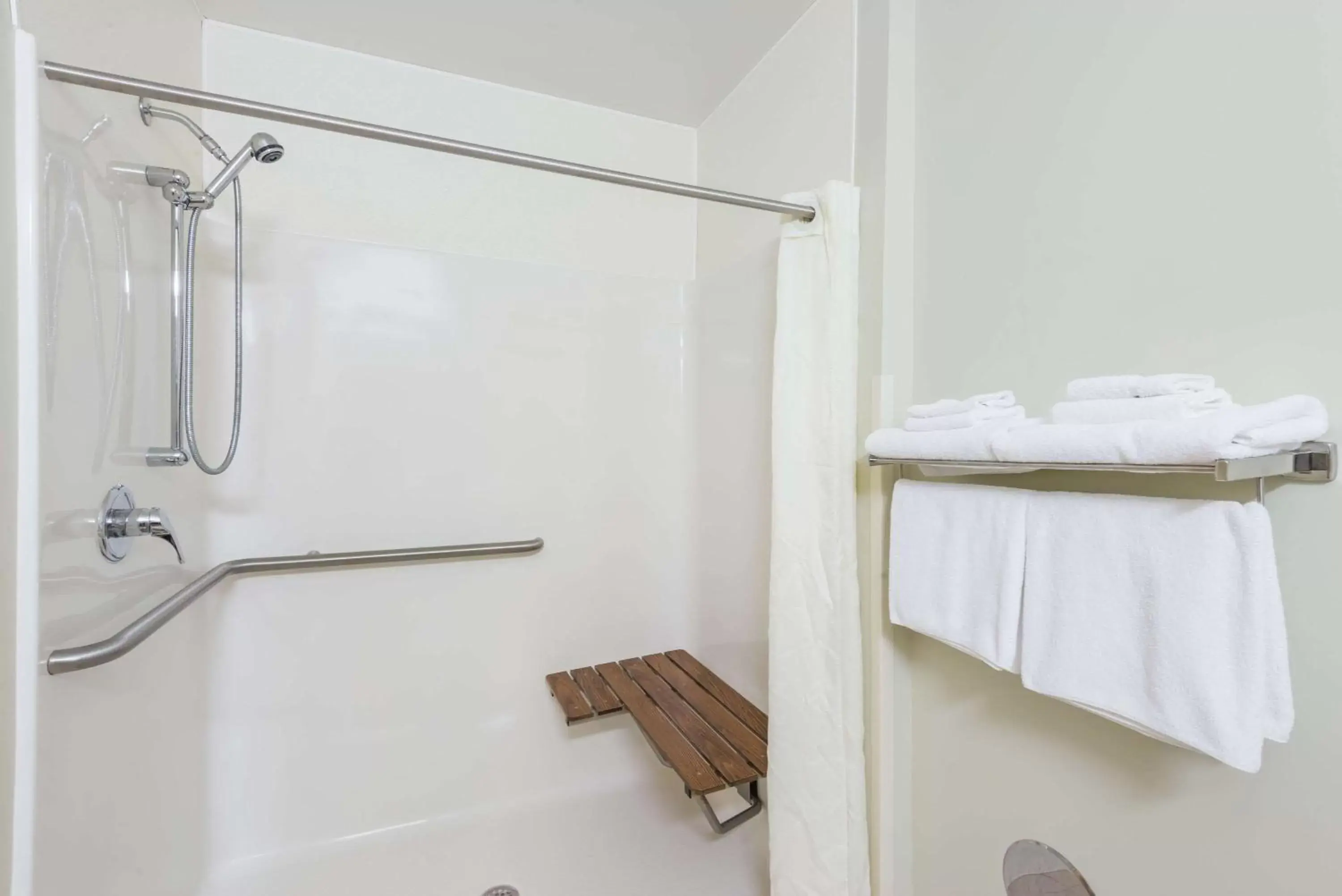 Shower, Bathroom in Super 8 by Wyndham Hagerstown/Halfway Area