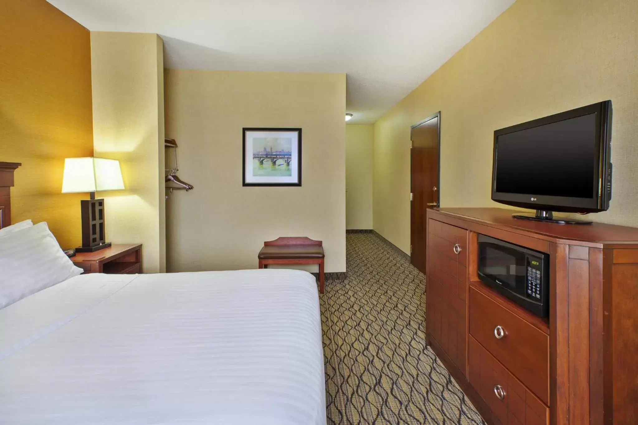 Photo of the whole room, TV/Entertainment Center in Holiday Inn Express Hotel & Suites - Belleville Area, an IHG Hotel