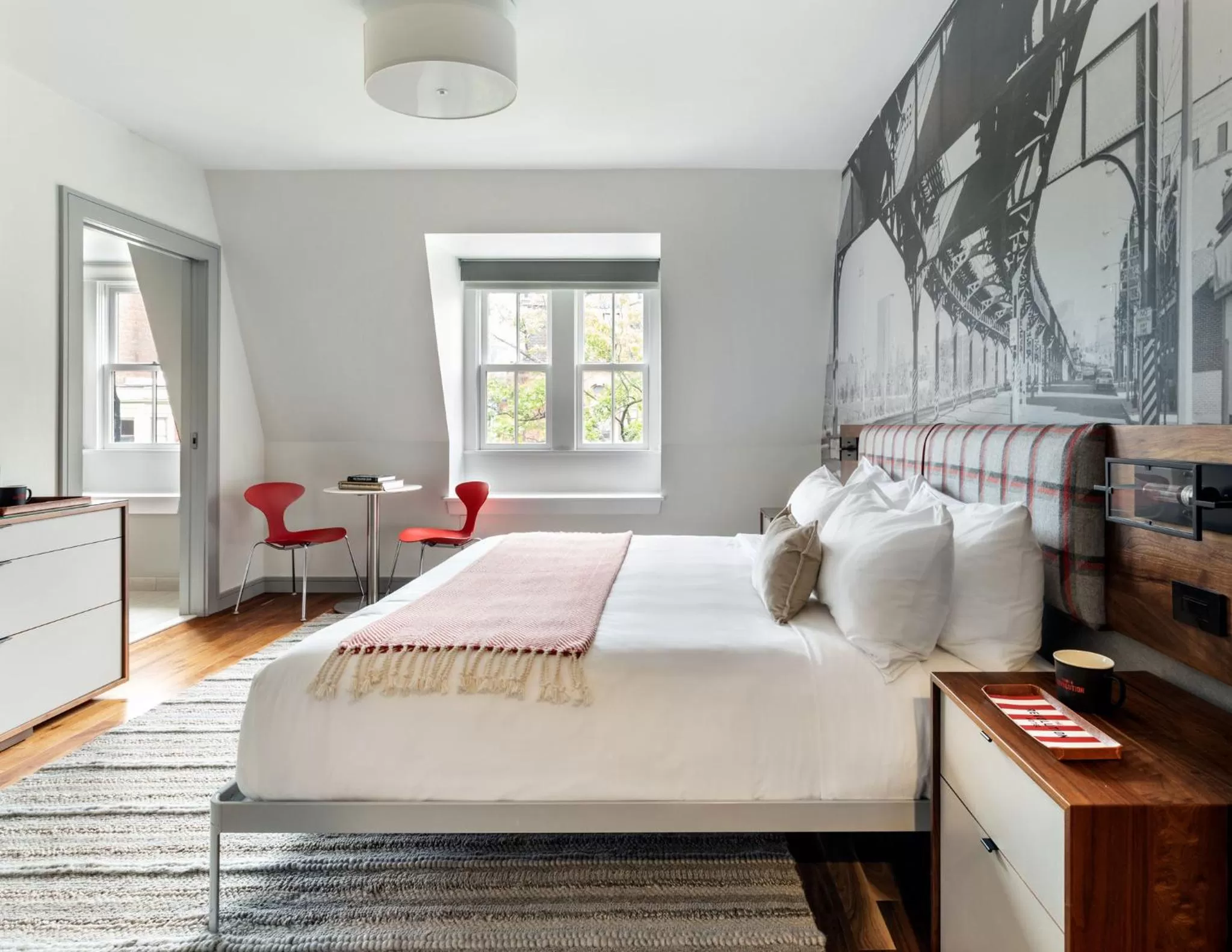 Bed in The Revolution Hotel