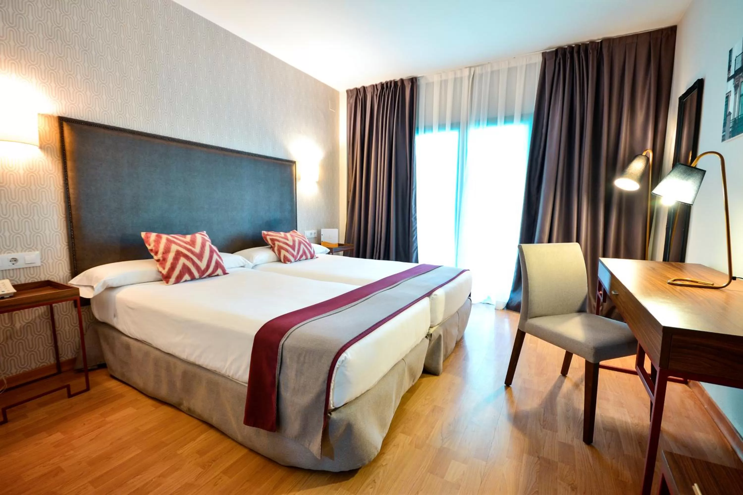 Bed in Hotel Oromana