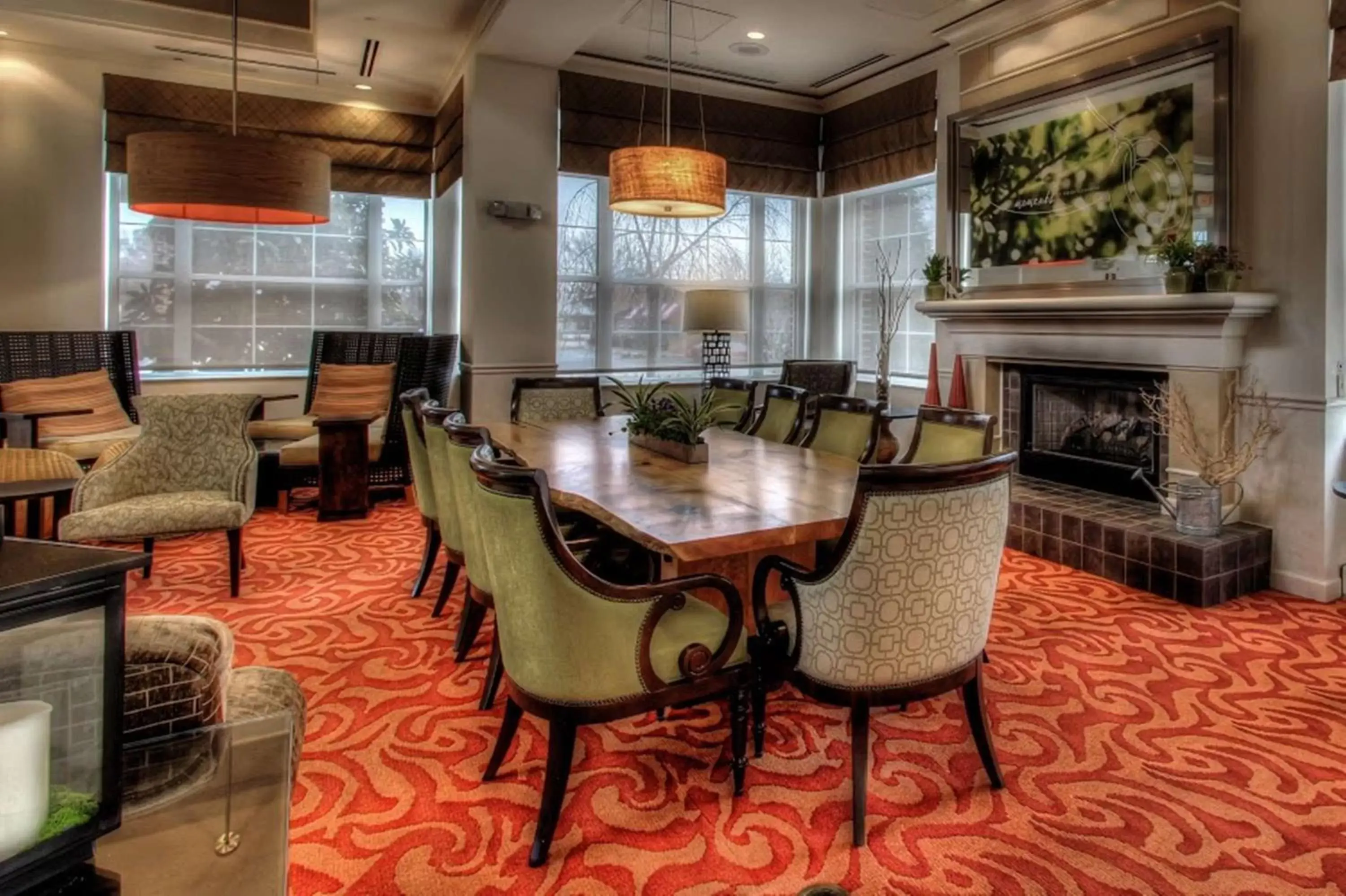 Lobby or reception, Lounge/Bar in Hilton Garden Inn Williamsburg