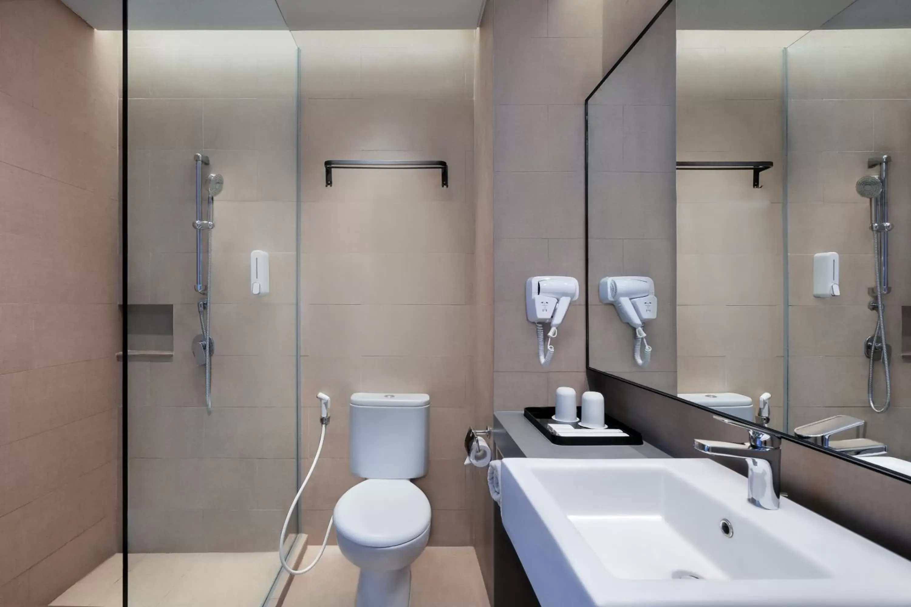 Bathroom in ibis Surabaya Tidar