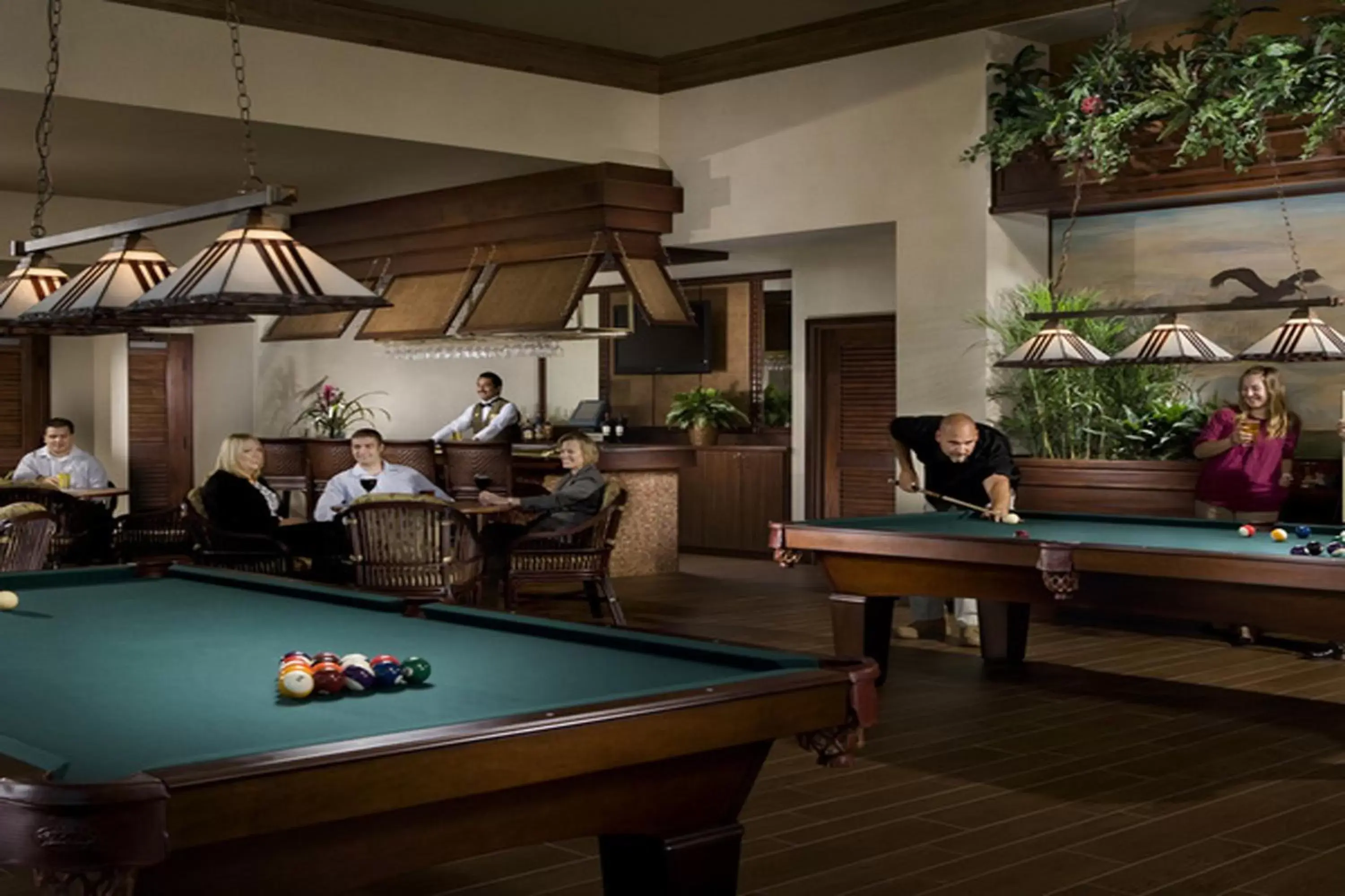 Billiard, Billiards in Moody Gardens Hotel, Spa and Convention Center