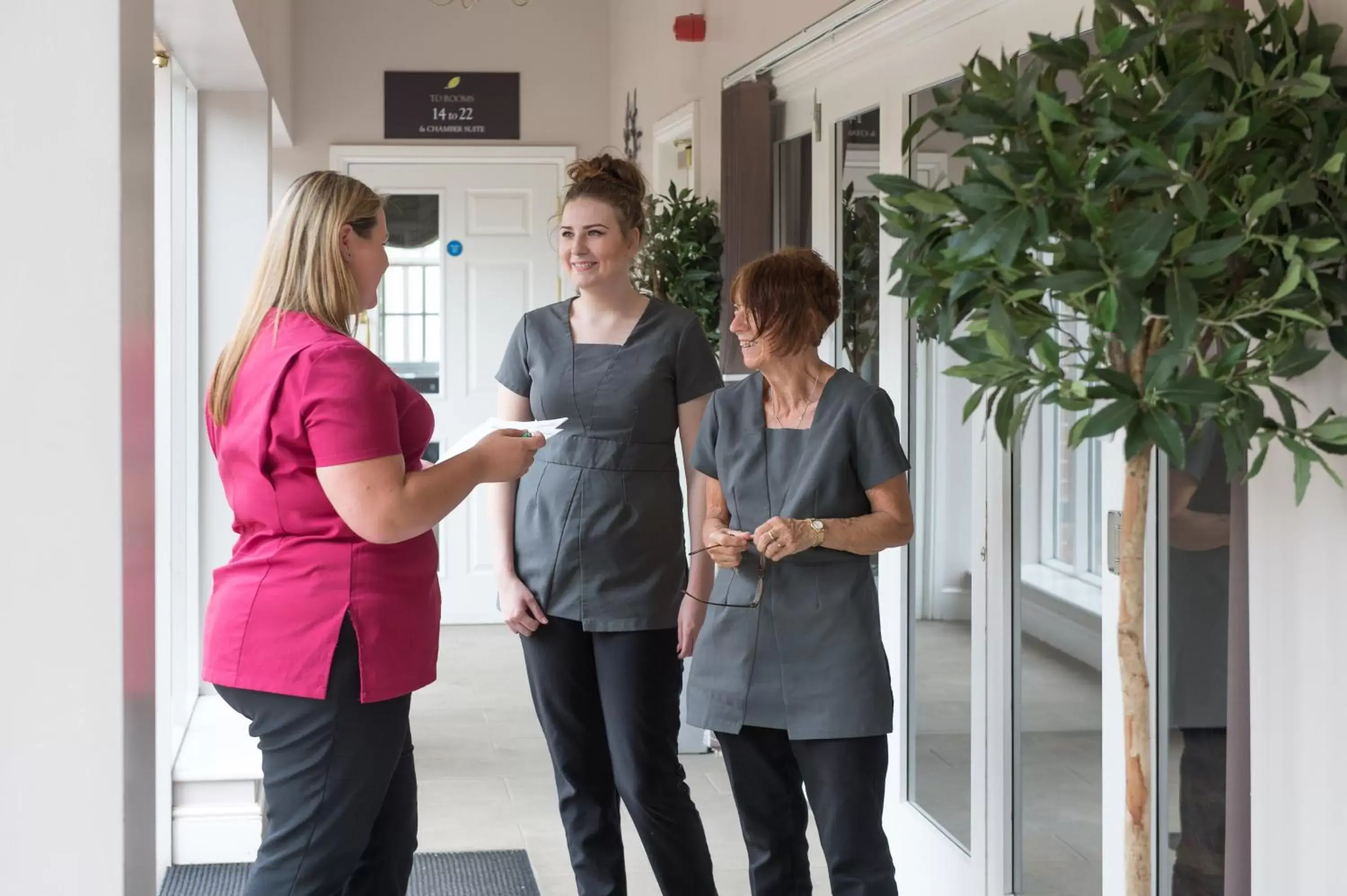 Staff in Hadley Park House Hotel