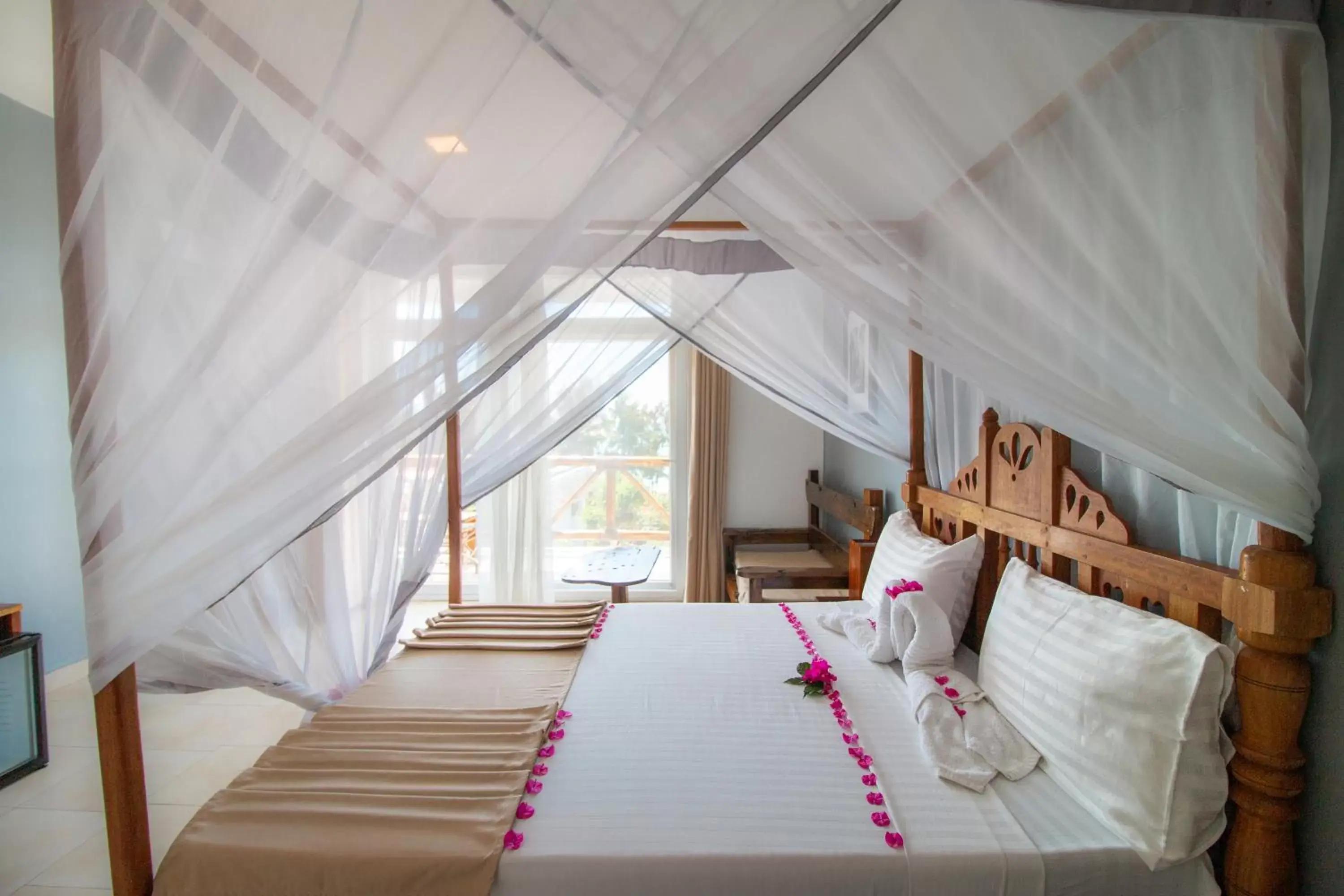 Bed in Tanzanite Beach Resort