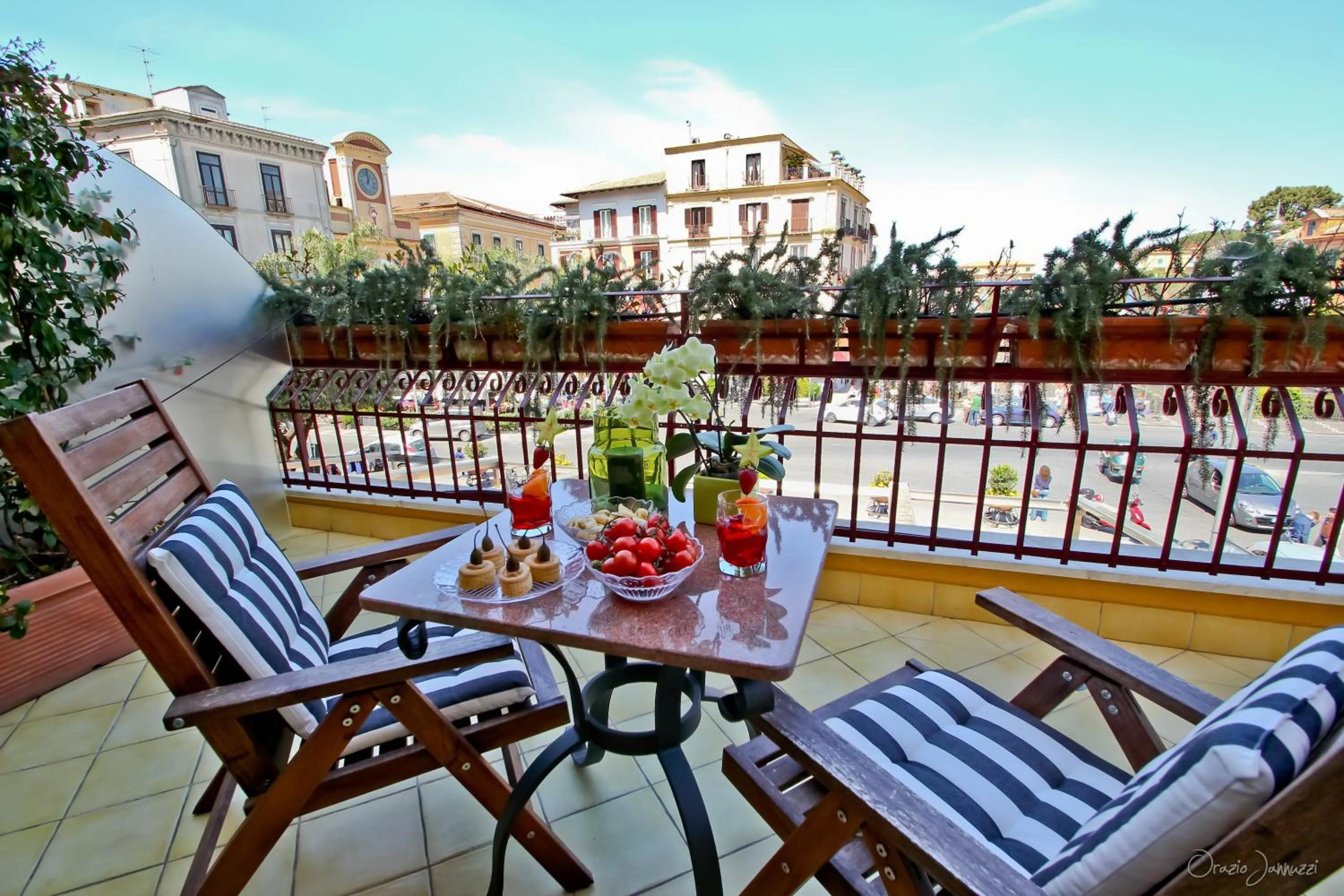 Balcony/Terrace in Palazzo Jannuzzi Relais