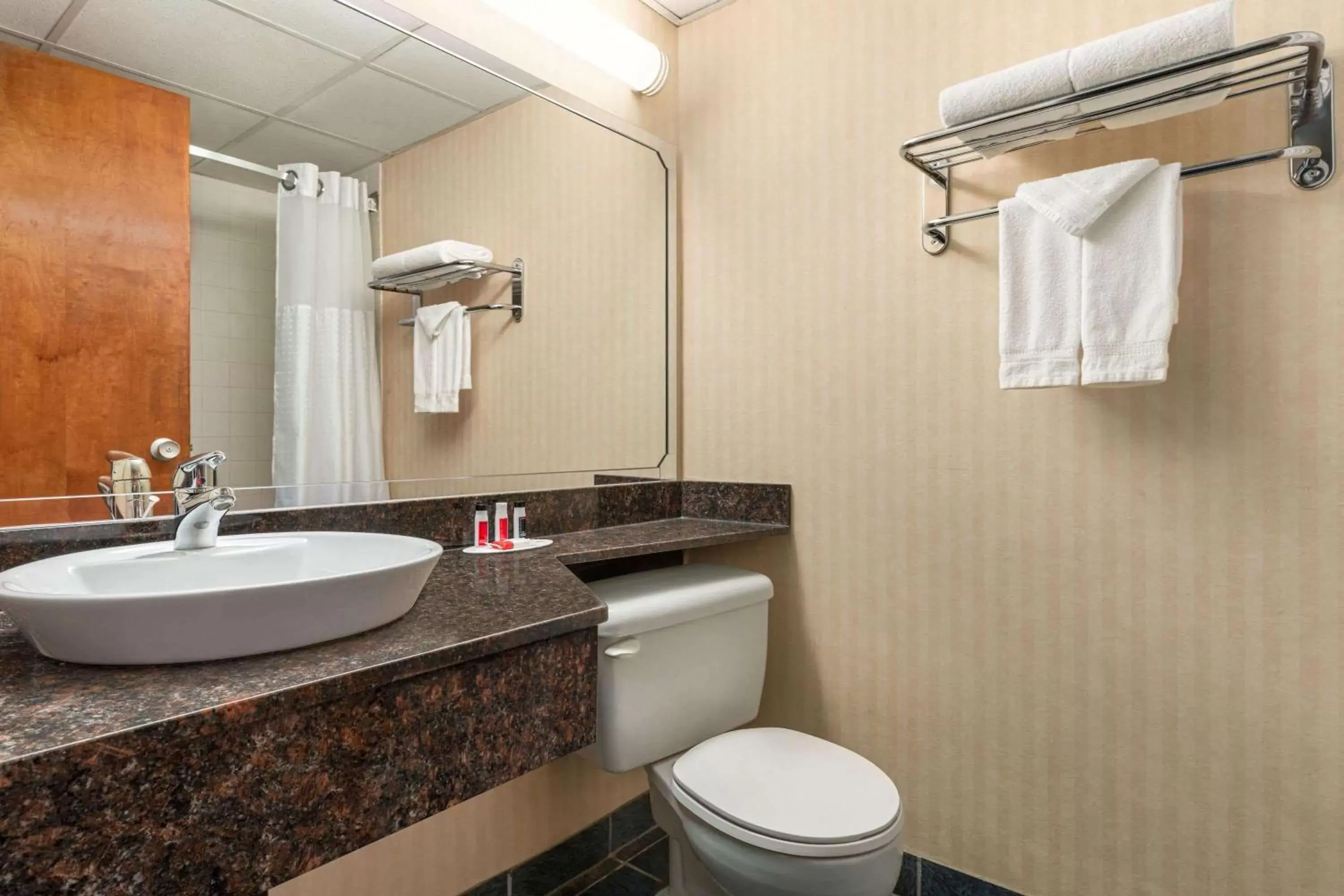 Bathroom in Ramada by Wyndham Fredericton