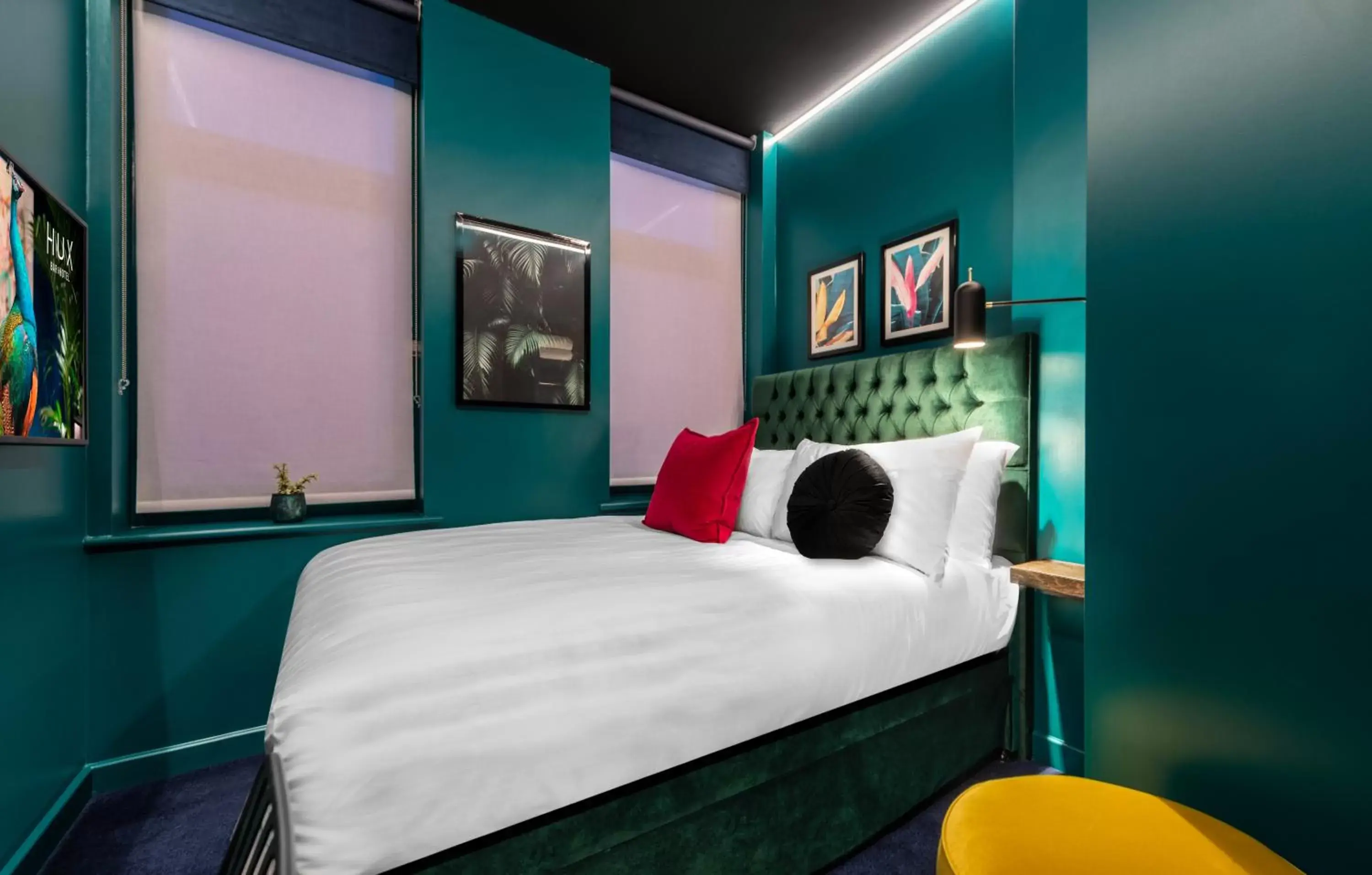 Bed in Hux Hotel, Kensington