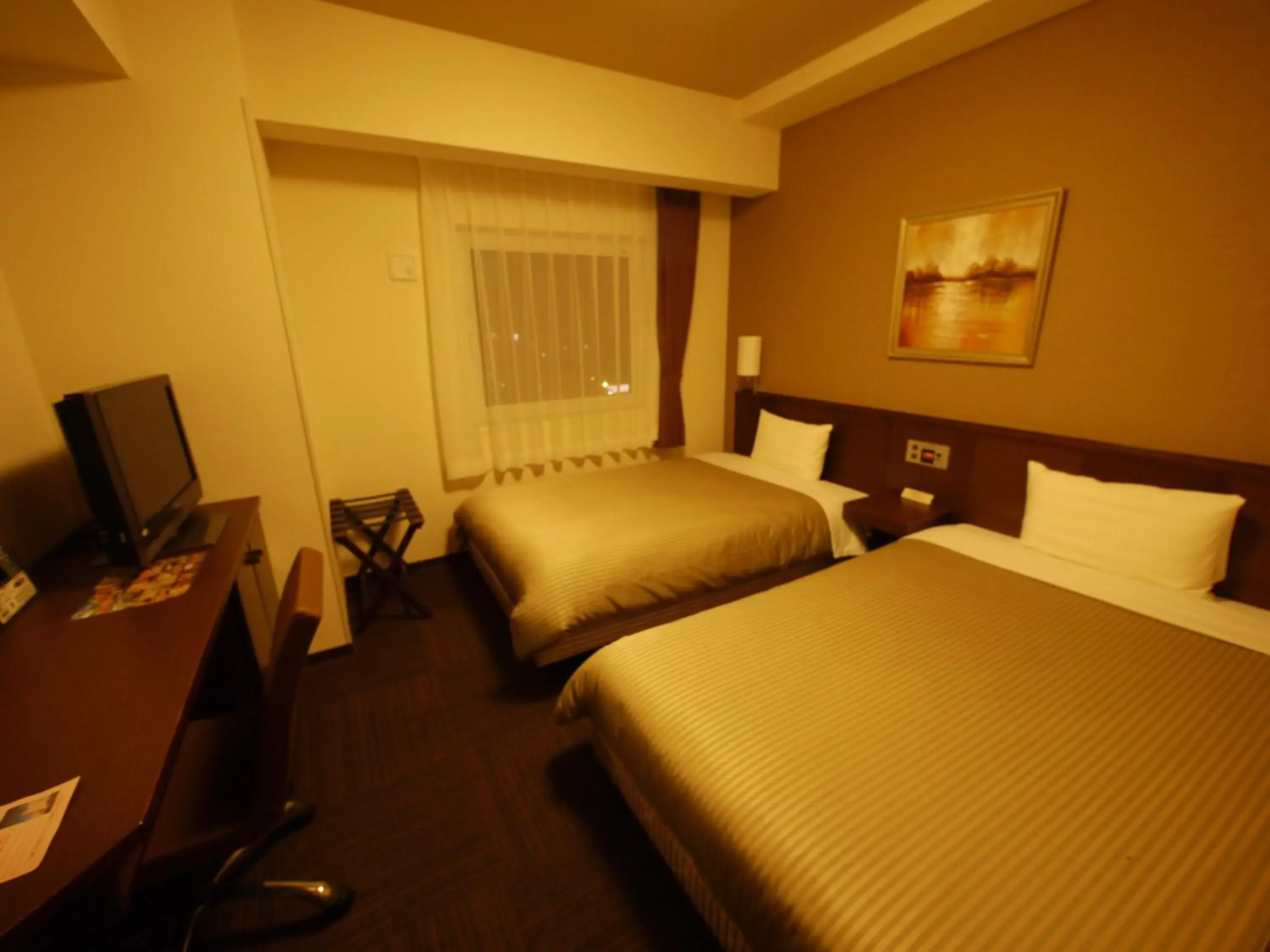 Bed in Hotel Route Inn Seki