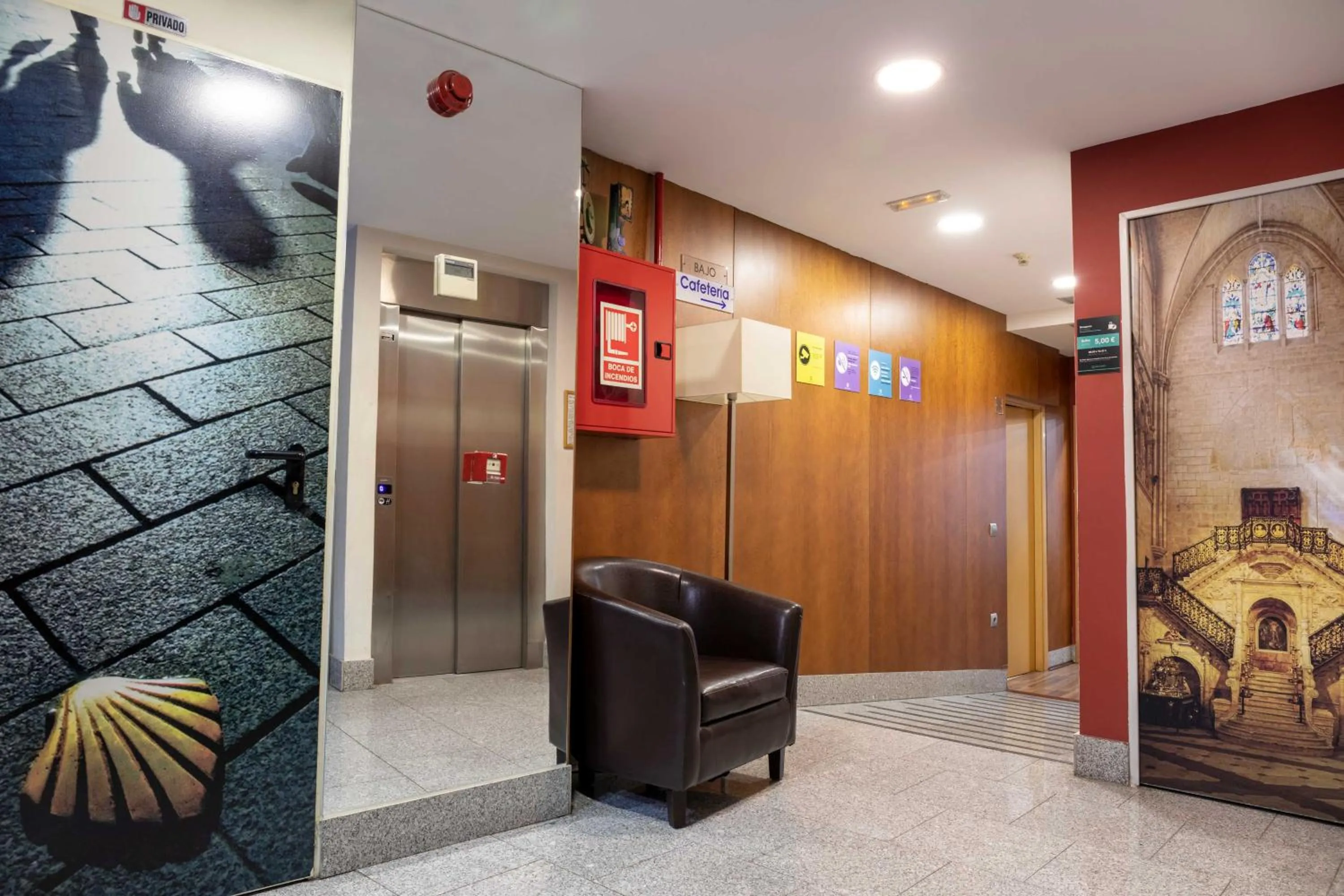 Lobby or reception in Hotel Alda Cardeña