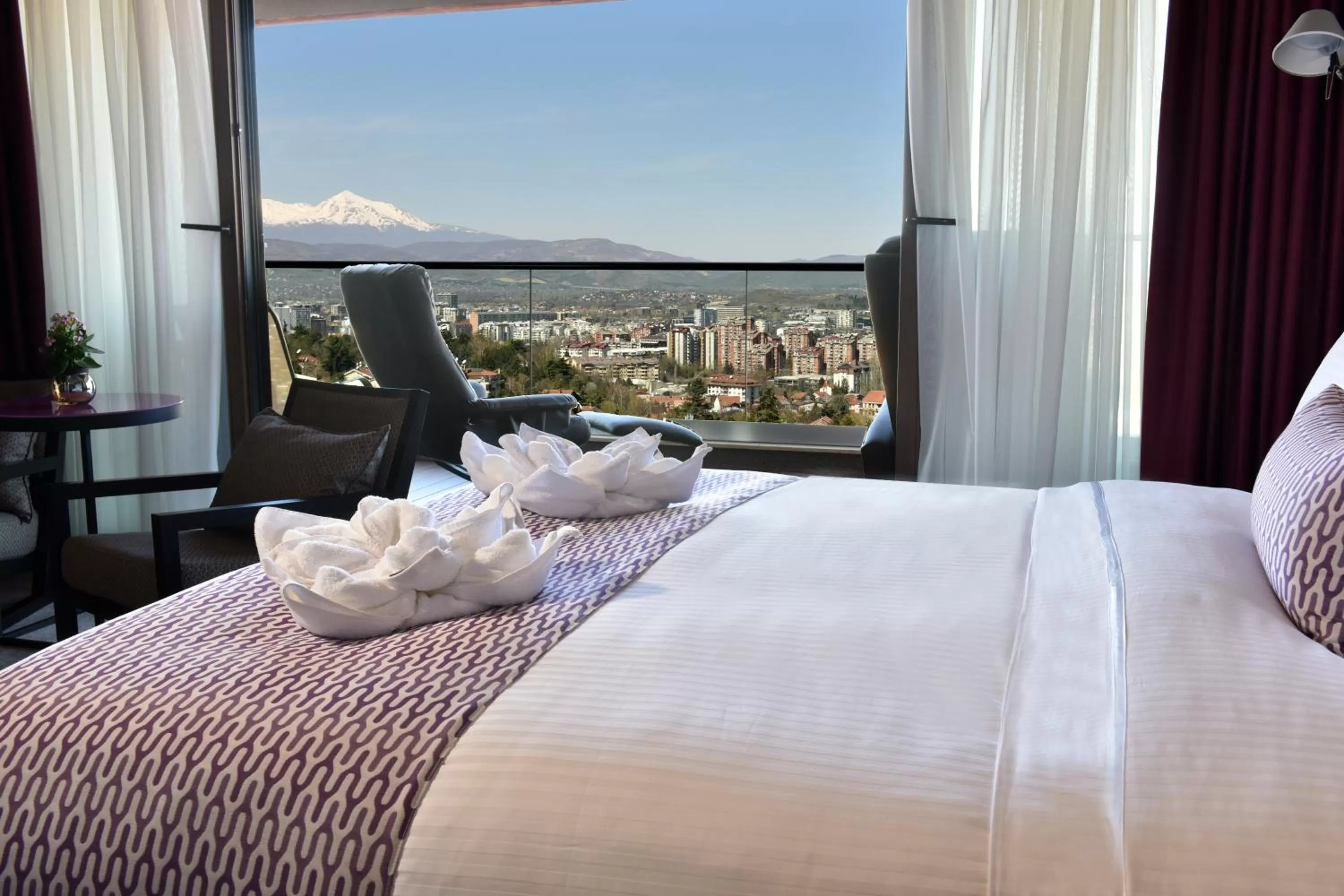 Photo of the whole room, Bed in Panoramika Design Hotel