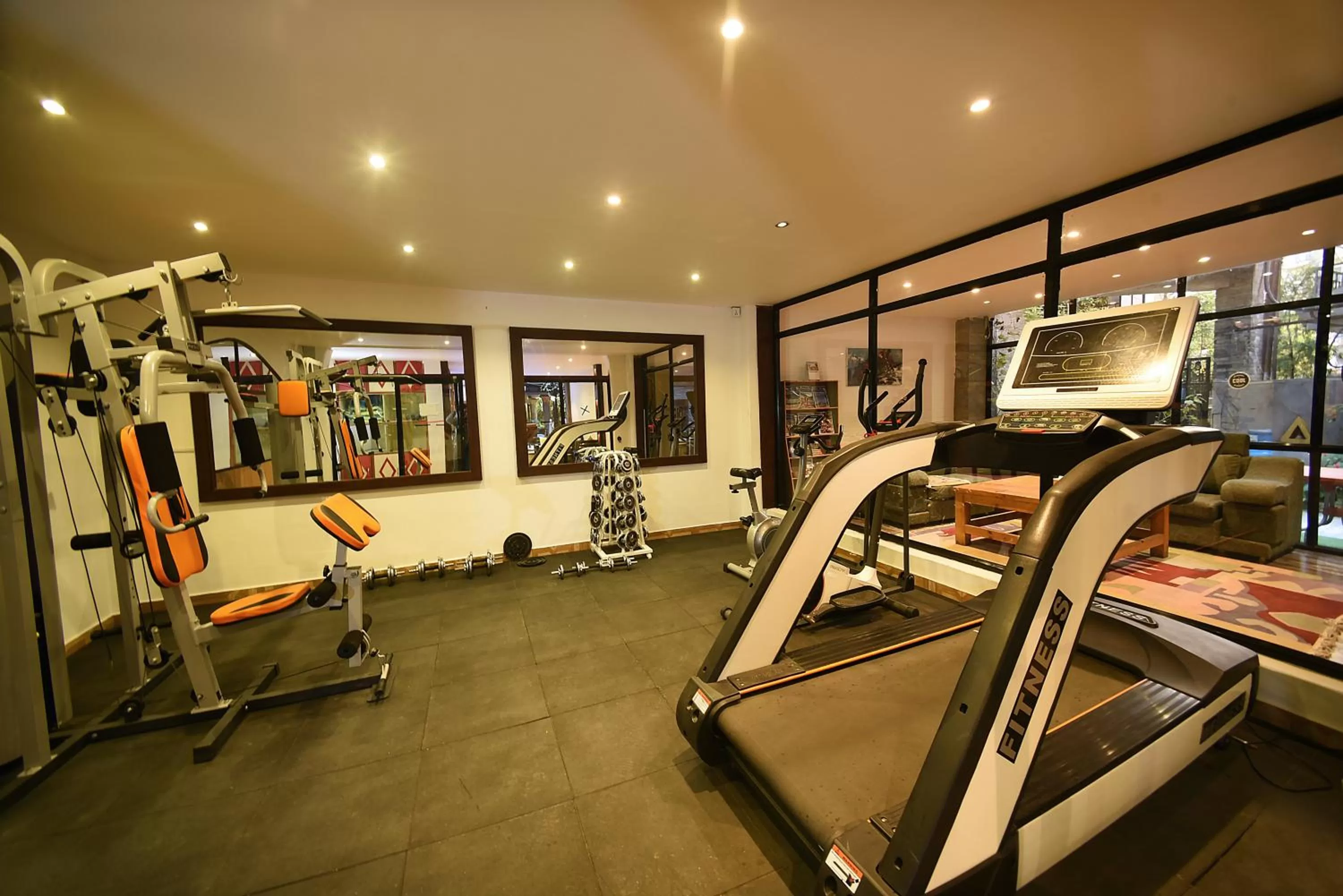 Fitness centre/facilities in Hotel Middle Path & Spa