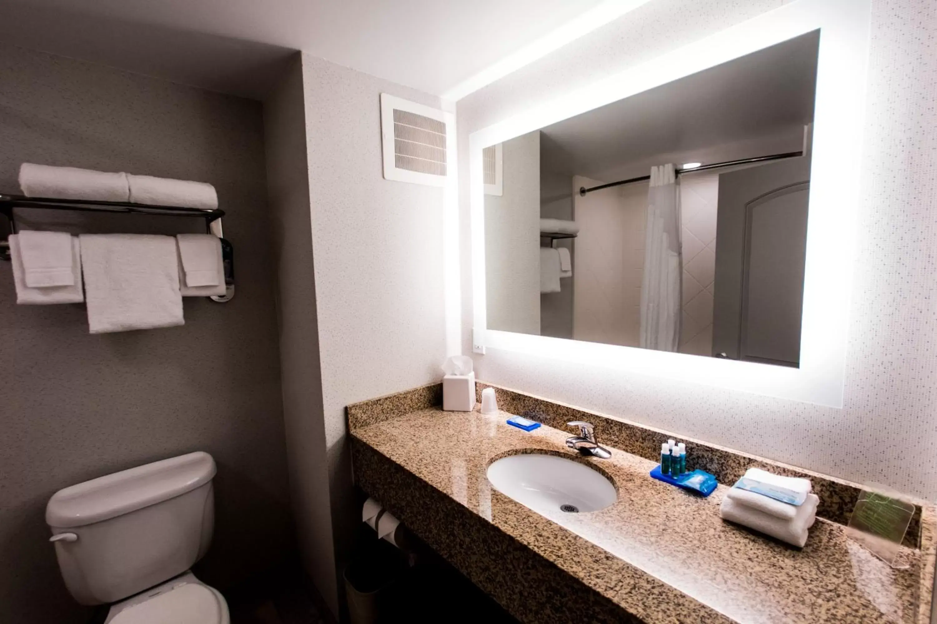 Bathroom in Holiday Inn Express Dayton, an IHG Hotel