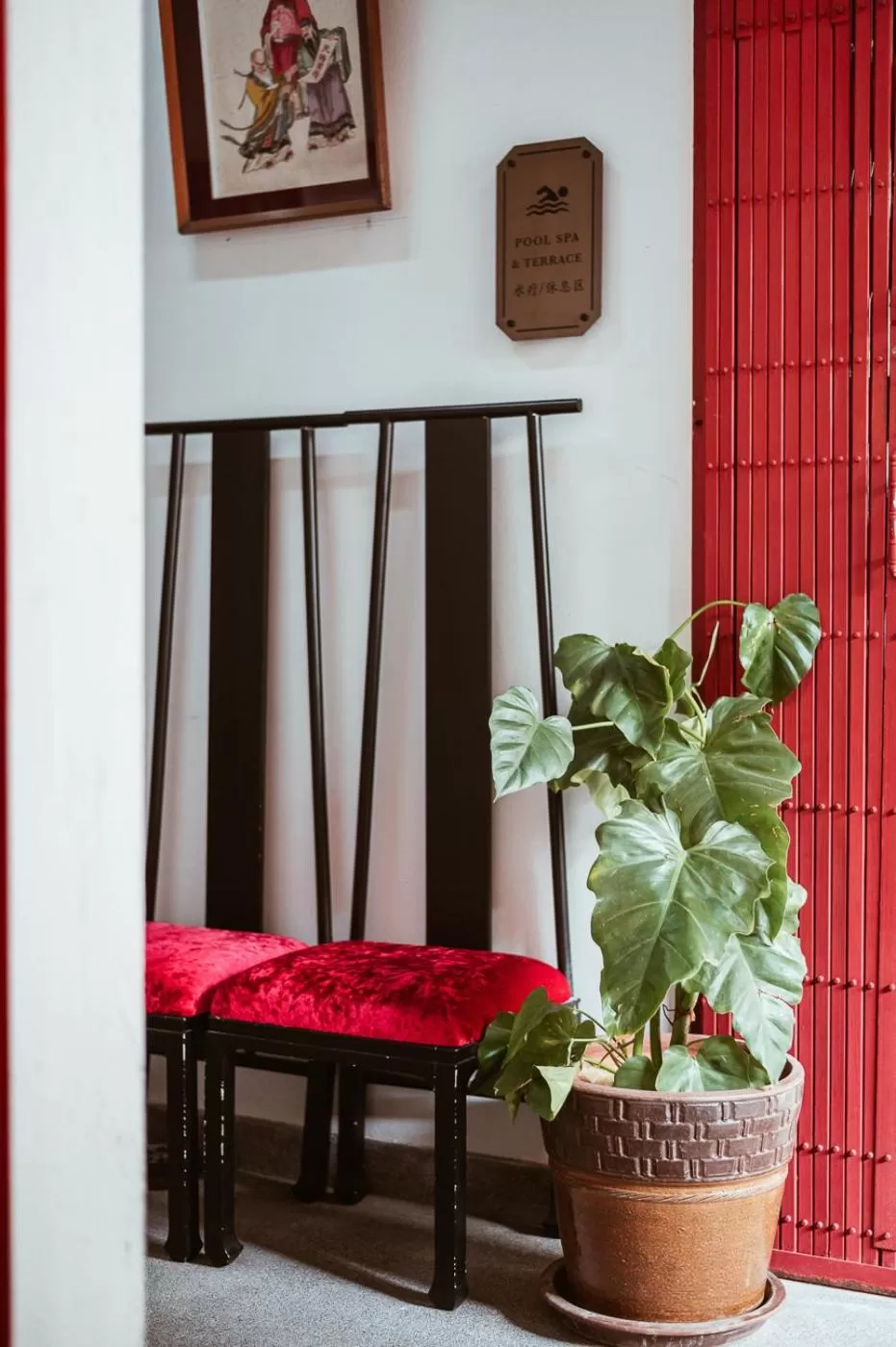 Decorative detail in Talakkia Boutique Hotel