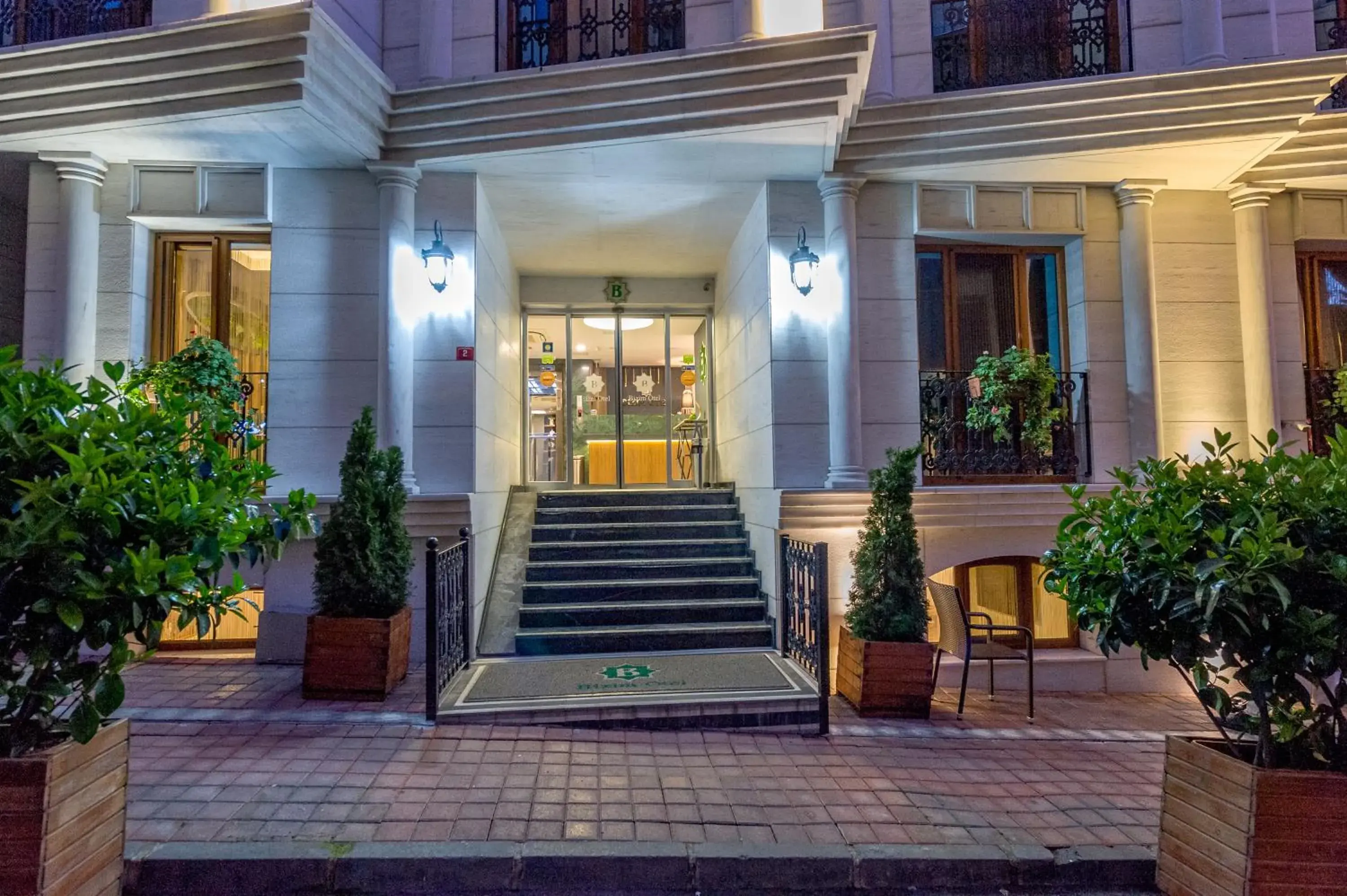 Facade/entrance in Bizim Hotel